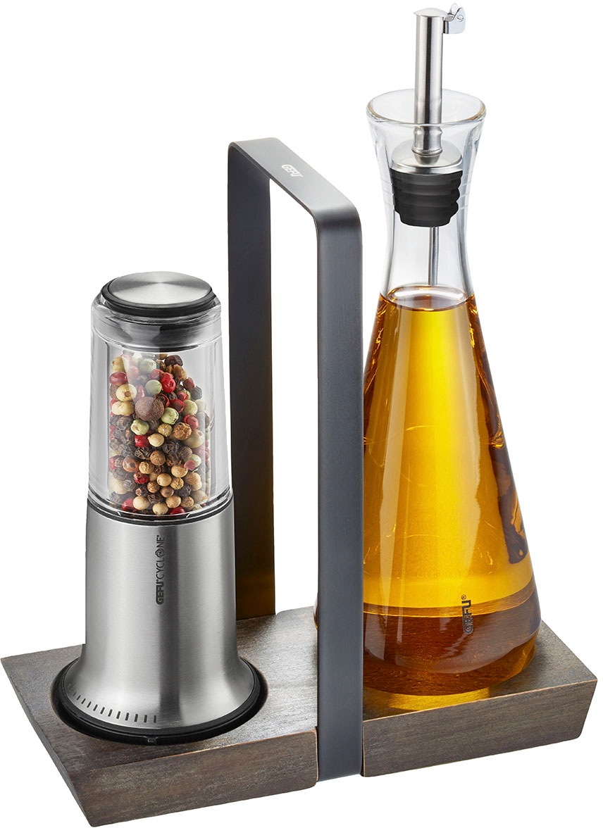 GEFU Menage-Set »Essig- und Öl-Set X-PLOSION« Kristallglas, Tropfsicher, Ve günstig online kaufen