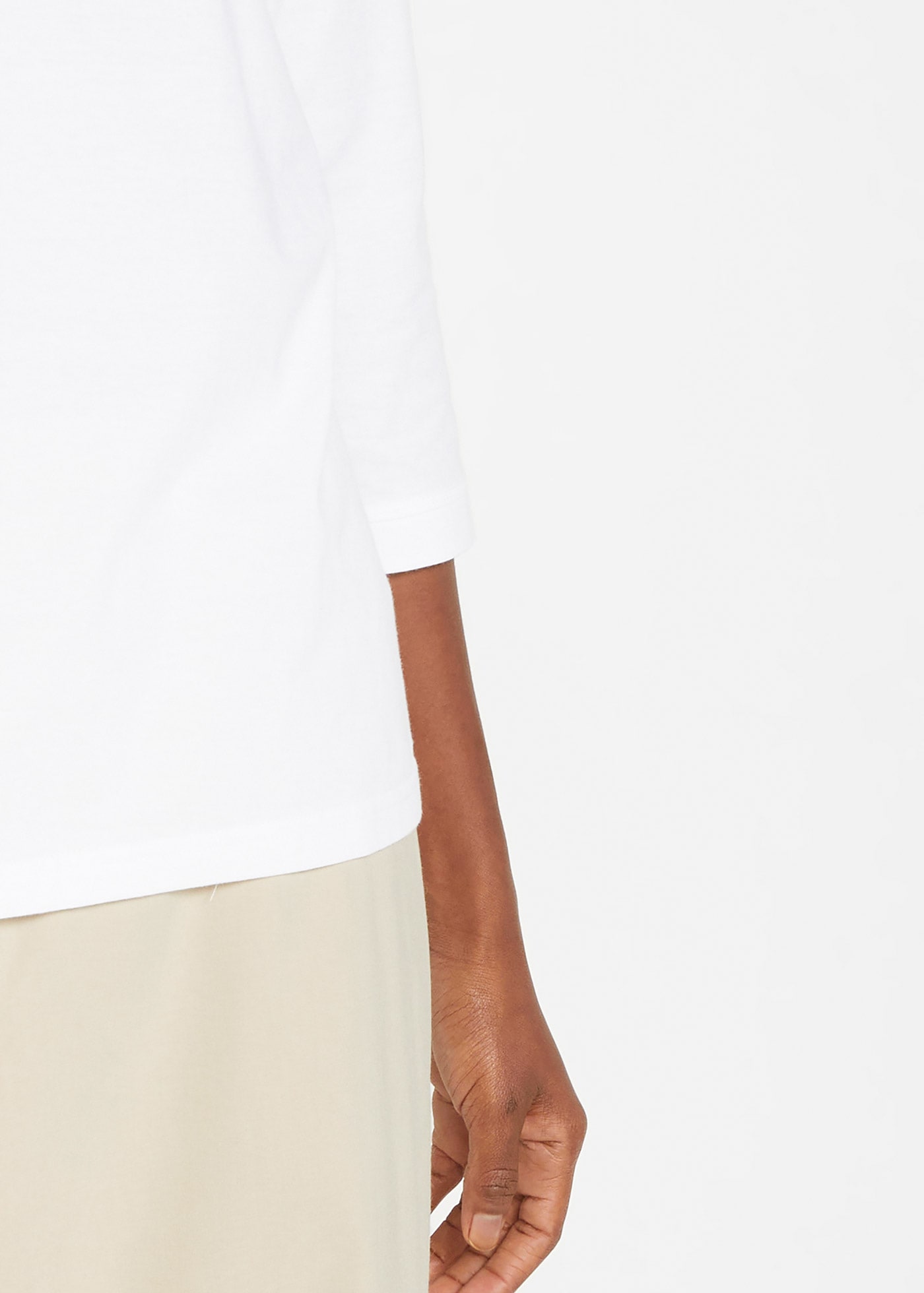 bonprix T-Shirt, 5 Stk. Longshirt mit 3/4-Arm, (5er Pack)
