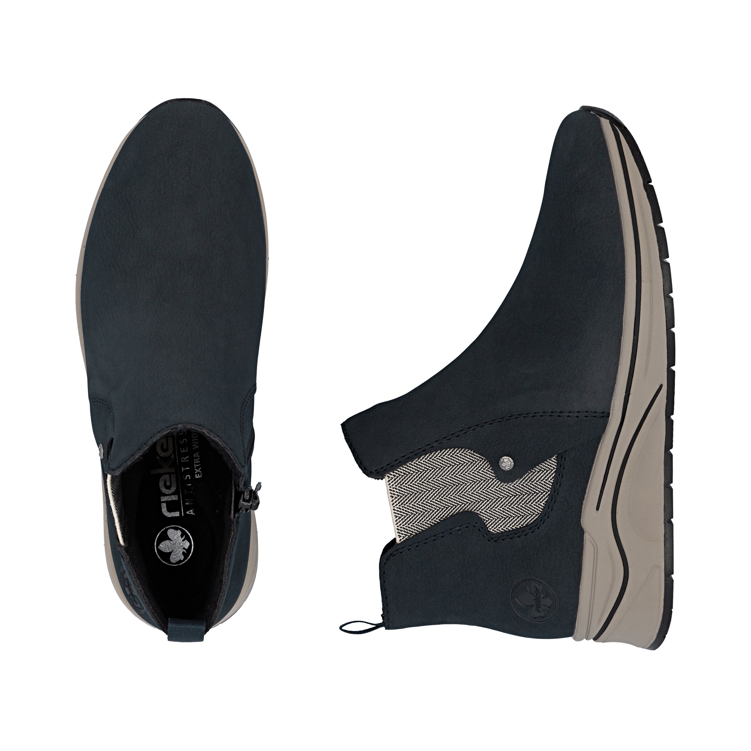 Rieker Chelseaboots, Boots, Stiefelette, High Top Sneaker, Keilboots mit Stretcheinsatz
