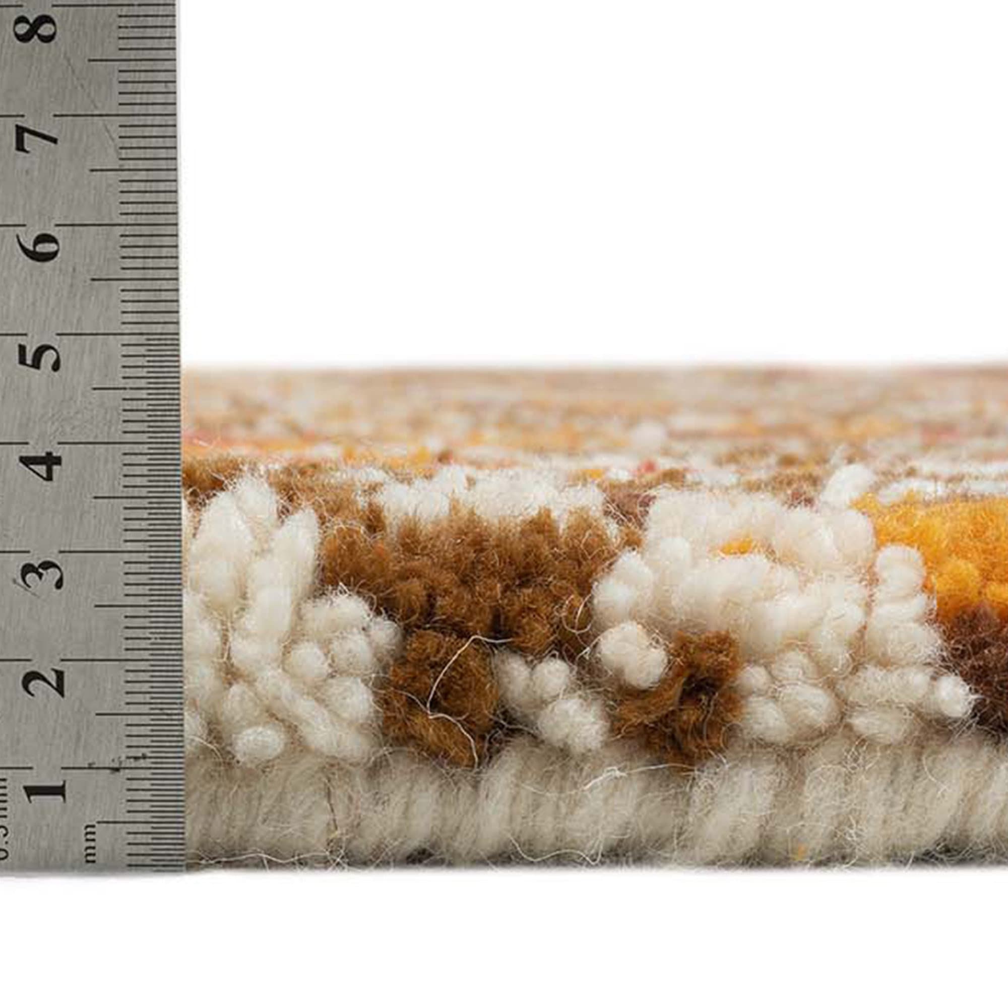 THEKO Wollteppich »Marmoucha, handgeknüpft« rechteckig 24 mm Höhe echter Berber Teppich, reine Wolle, auch als Läufer, Wohnzimmer
