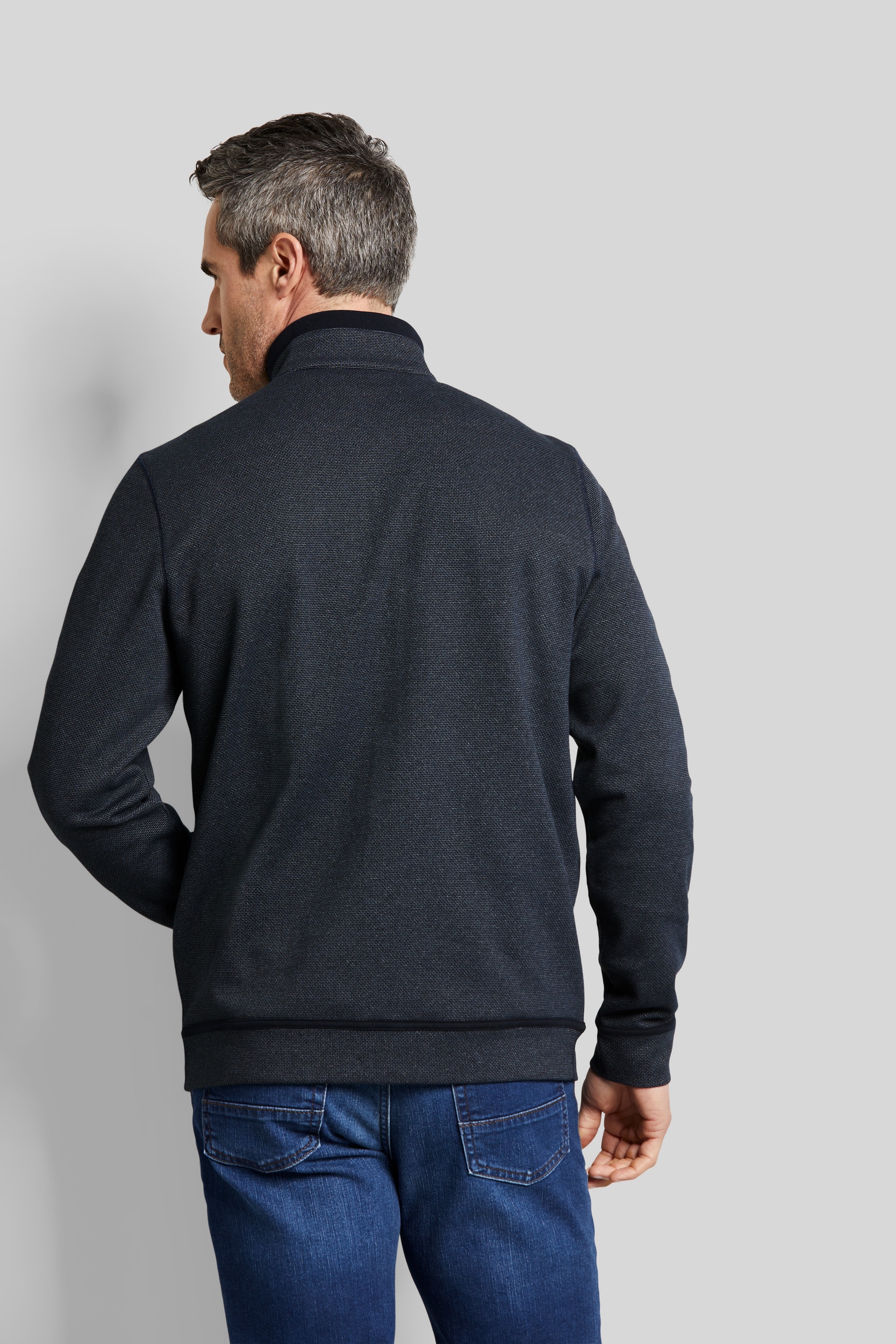 bugatti Sweatjacke, mit Eingrifftaschen