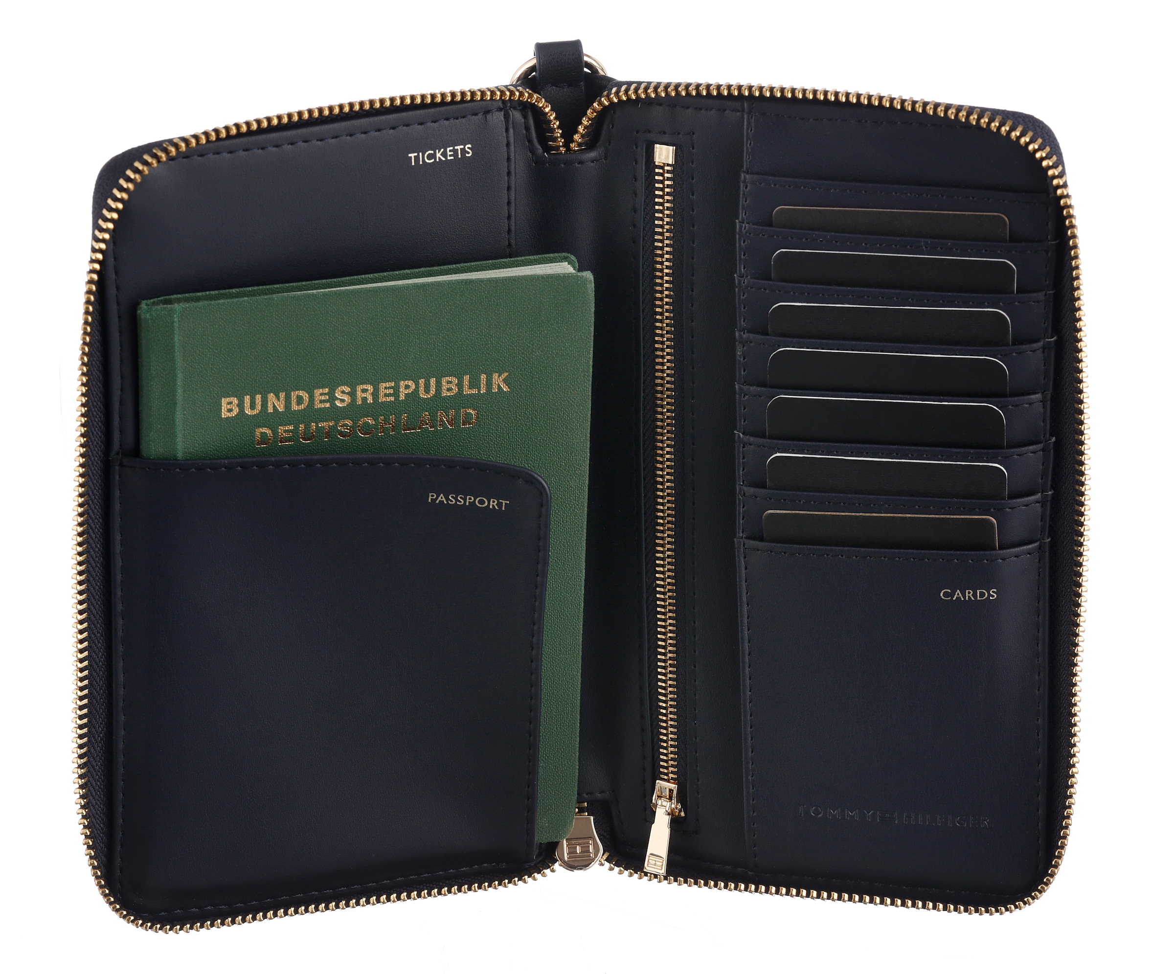 Tommy Hilfiger Geldbörse »Women TH DISTINCT TRAVEL WALLET CORP Wallets«