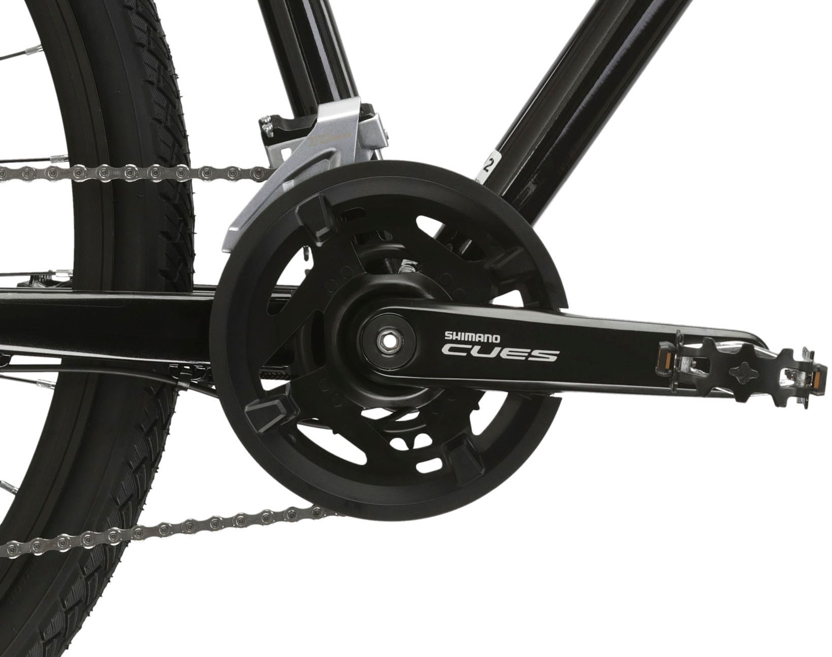 Kross Crossrad »Crossrad Evado 5.0 schwarz 18 Gänge«, 18 Gang, Shimano, CUES U3020 Schaltwerk, Kettenschaltung