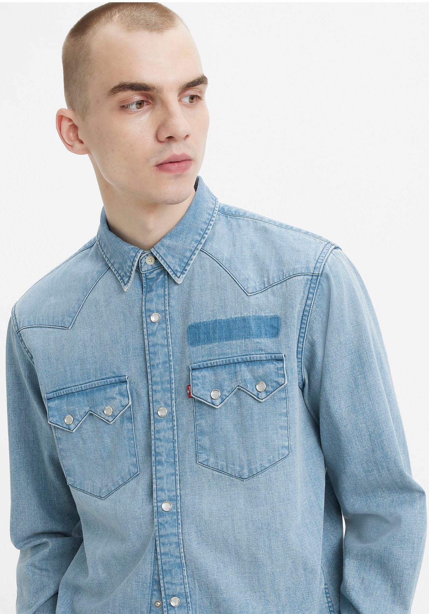 Levi's® Jeanshemd »SAWTOOTH RLX FIT WESTERN BLUES«