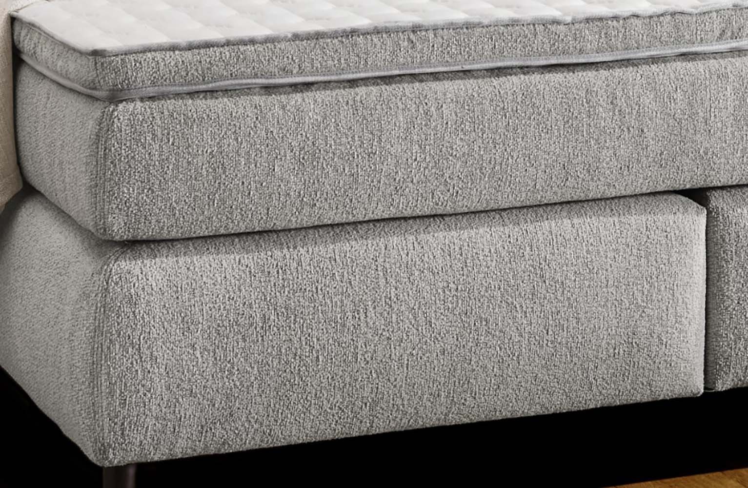 Jockenhöfer Gruppe Boxspringbett »Hacienda, Breite 180cm ,erhältlich in verschiedenen Farben« 7-Zonen-TTFK-Matratze, KS-Topper, verschiedene Härtegrade wählbar