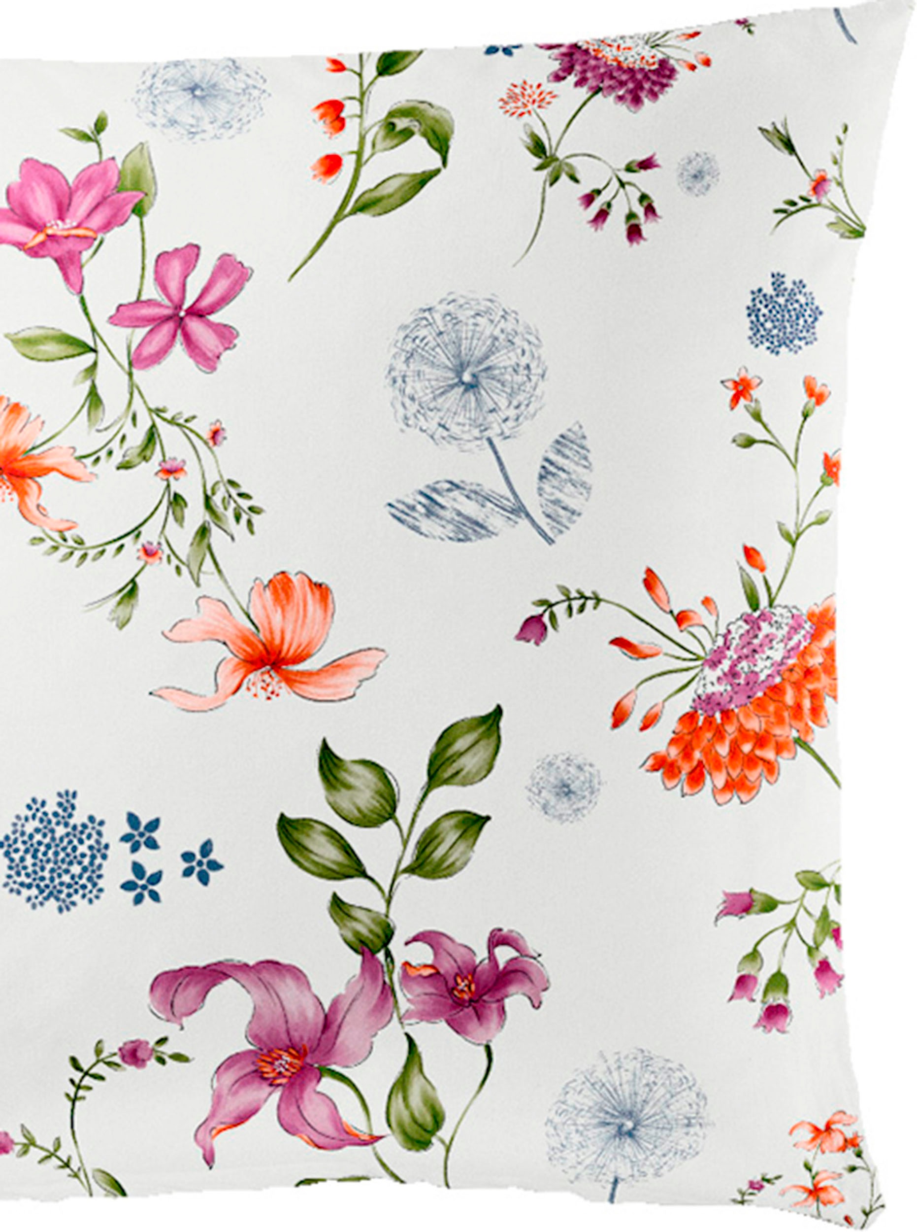 BIERBAUM Bettwäsche »3675«, Biber, 100 % Baumwolle, pflegeleicht, kuschelig warm, floral