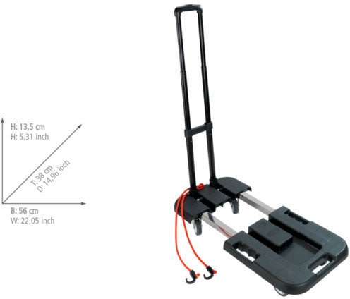 WENKO Transportwagen »Transport-Profi«, ausziehbar, belastbar bis 150 kg