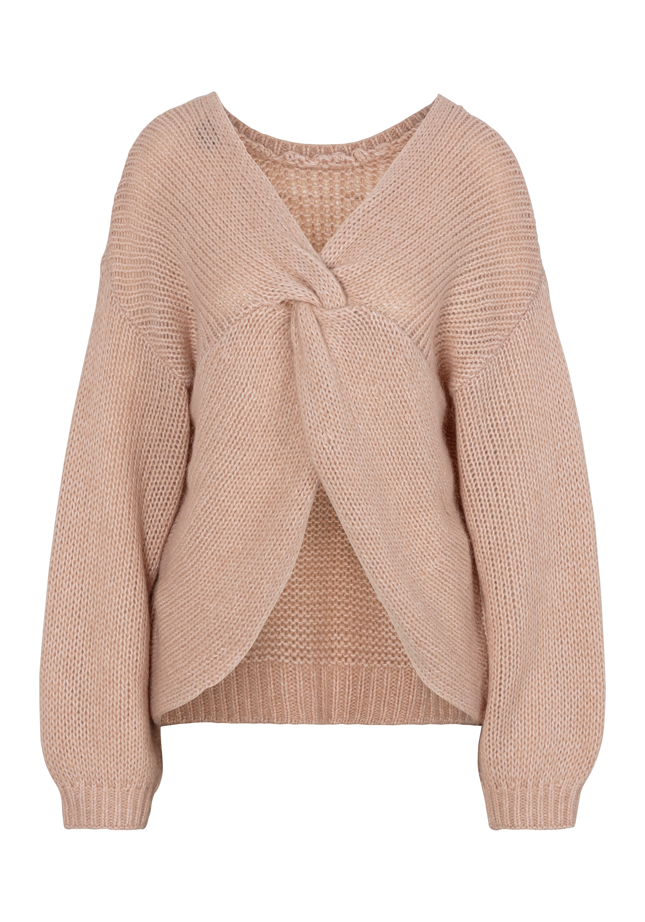 BOSS ORANGE Strickpullover »C_Fobain«, mit Knotendetail