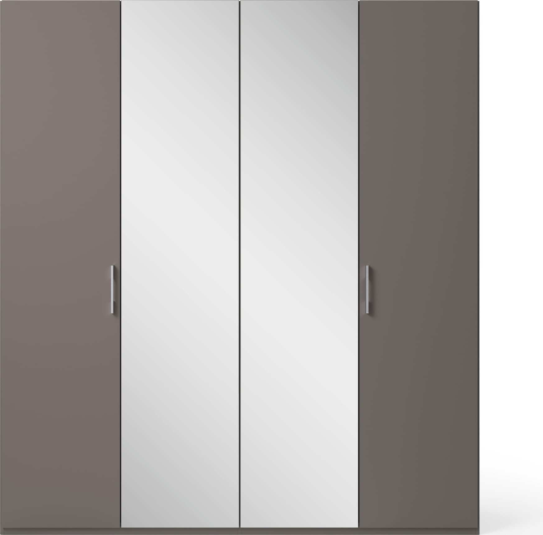 set one by Musterring Drehtürenschrank »Henderson«, mit Spiegel, in 2 Breiten, inkl. Fachböden und Kleiderstangen