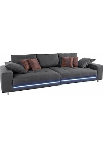 Mr. Couch Big-Sofa, wahlweise mit Kaltschaum (140kg Belastung/Sitz) und RGB-Beleuchtung kaufen