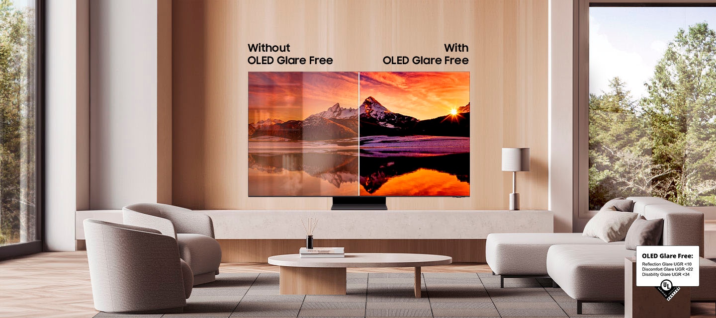 Samsung OLED-Fernseher »GQ55S95DAT«, 4K Ultra HD, Smart-TV, Neural Quantum 4K AI Gen2 Prozessor, Glare Free, bis zu 144Hz
