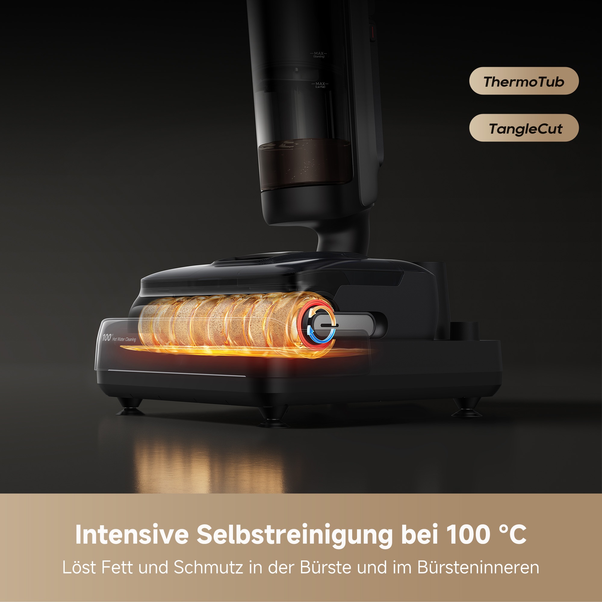Dreame Nass-Trocken-Sauger »H15 Mix«, 7-in-1 Gerät, 23.000Pa Saugkraft, KI-gesteuerter Hebearm, 180°-Neigung