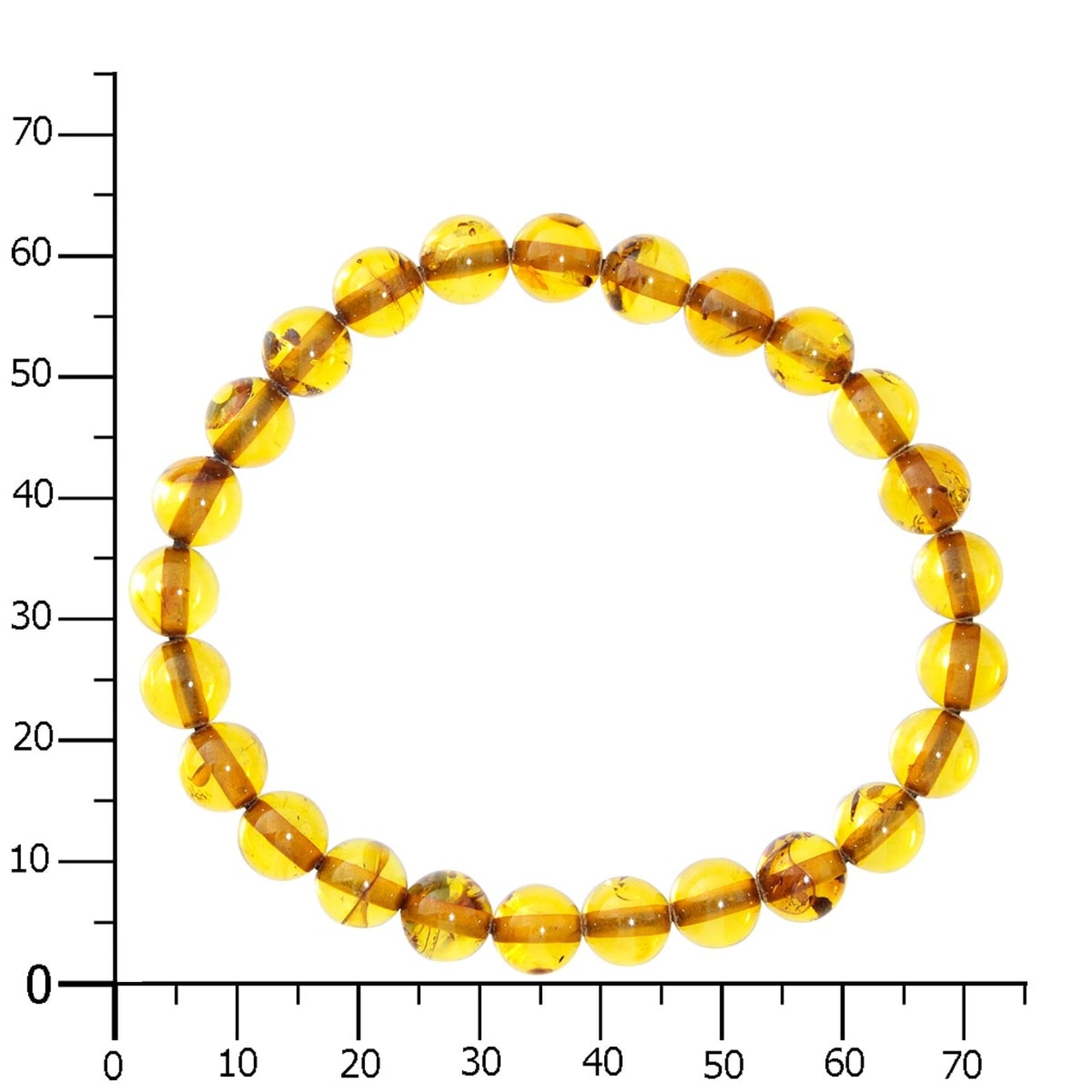 OSTSEE-SCHMUCK Armband »Ostsee-Schmuck Armband Kugel 8 mm Armband Kugel 8 mm«
