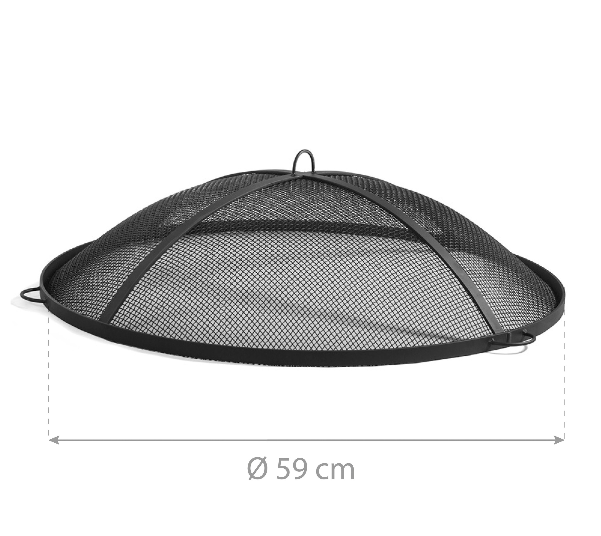 CookKing Funkenschutzgitter »CookKing Stahl Funkenfang 59 Ø 59 cm«, Stahl Funkenfang, Ø 59 cm