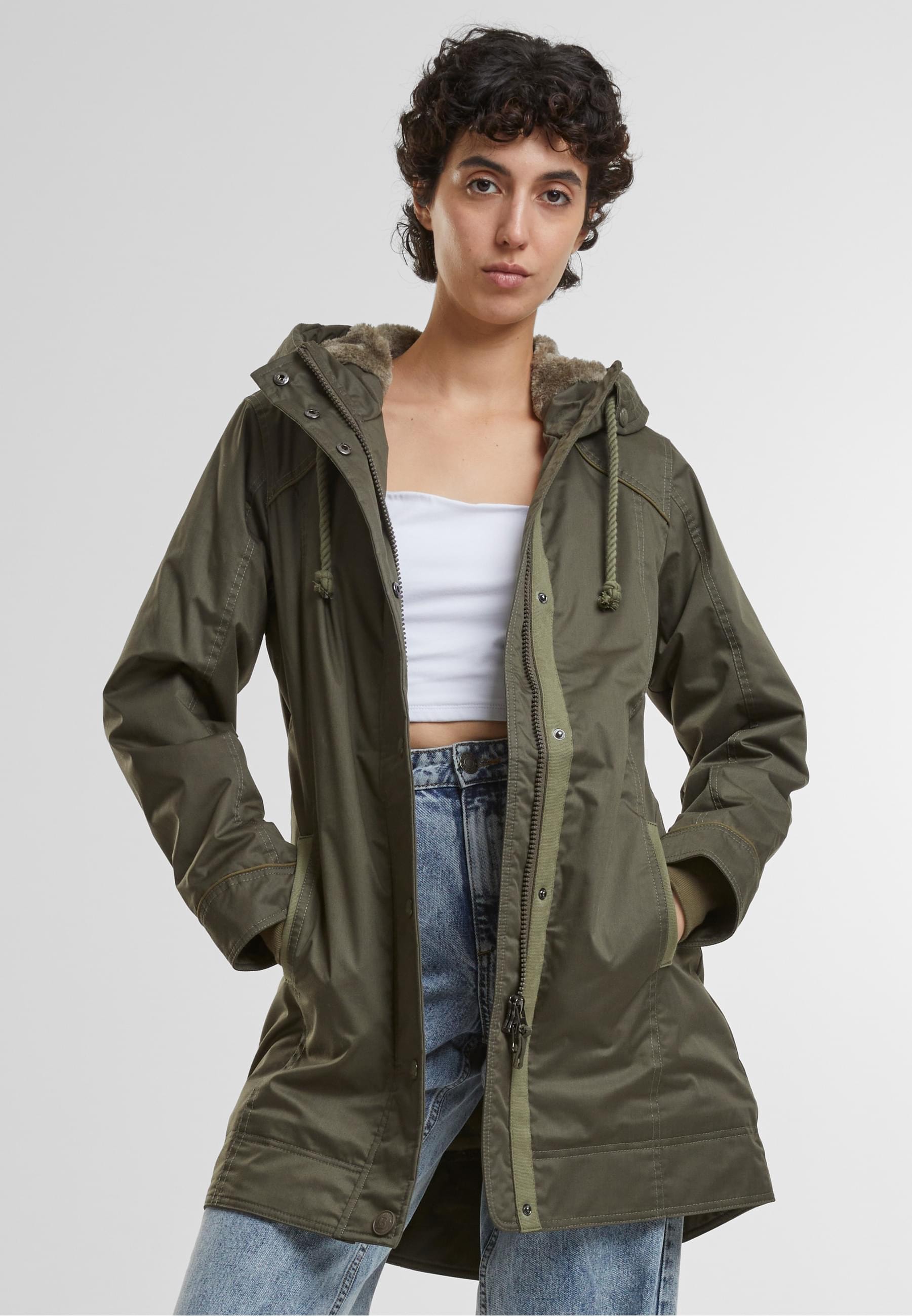 Brandit Parka »Brandit Brandit Women Savannah Winterparka« 1 Stk. tlg. mit Kapuze