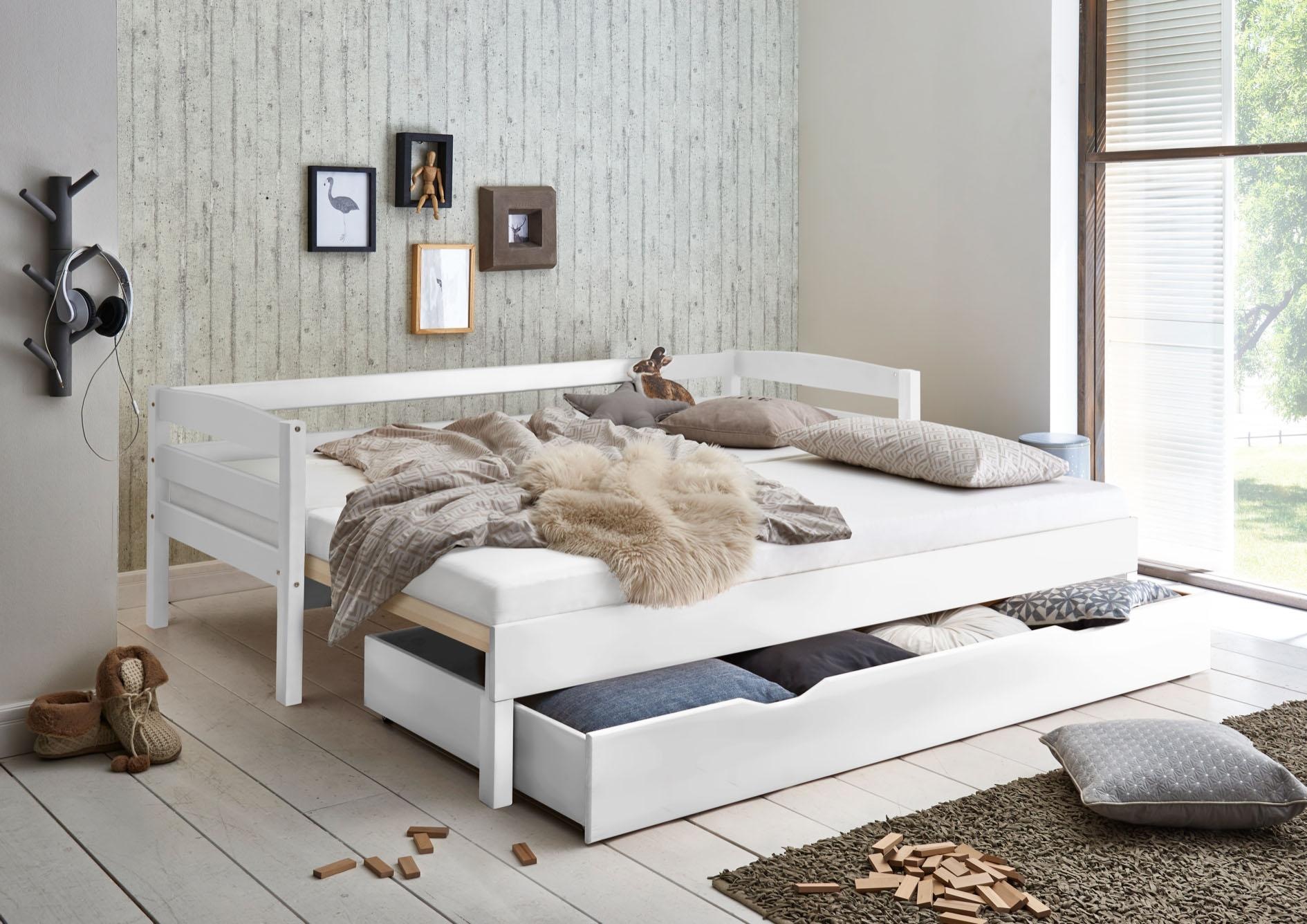 8. Bild von Relita Funktionsbett, mit Lattenrost, Bettschublade und Auszug auf 180x200 cm