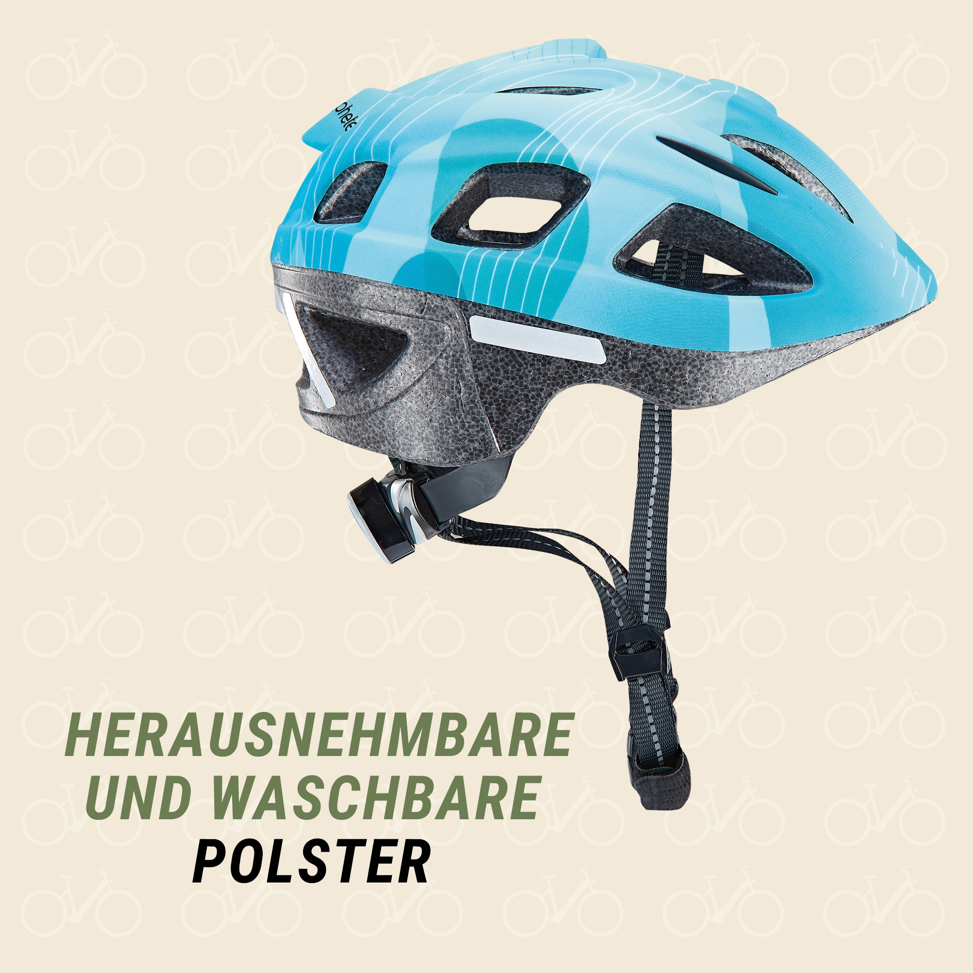 Prophete Fahrradhelm »Kinder Fahrradhelm mit LED Licht«