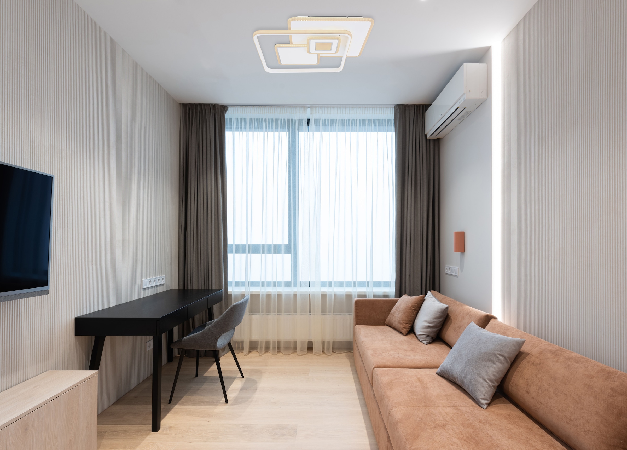 GLOBO LIGHTING LED Deckenleuchte »RODERICK«, Leuchtmittel LED-Modul | LED fest integriert, Deckenlampe/quadratisch/Wohnzimmer/Schlafzimmer/modern