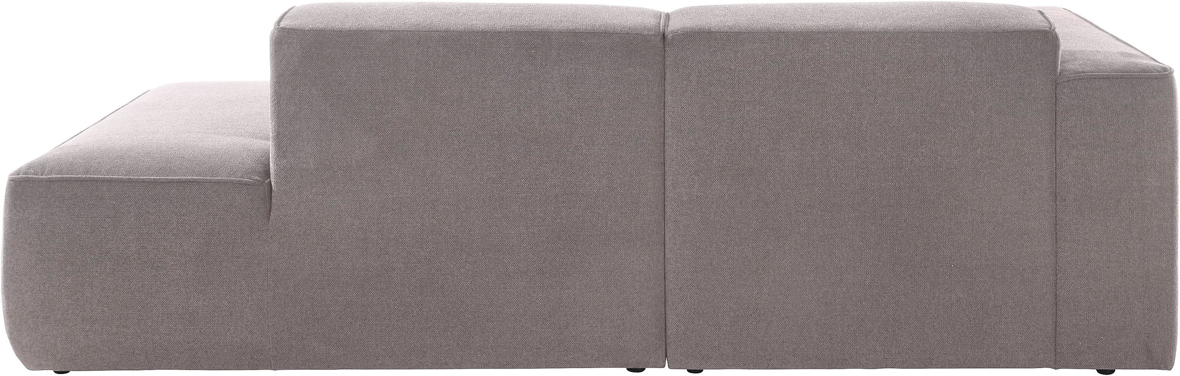 andas Ecksofa »Noord mit Kedernaht, Breite 227 cm«, Cord, Struktur, Webstoff, mit Wellenunterfederung, Massivholzrahmen