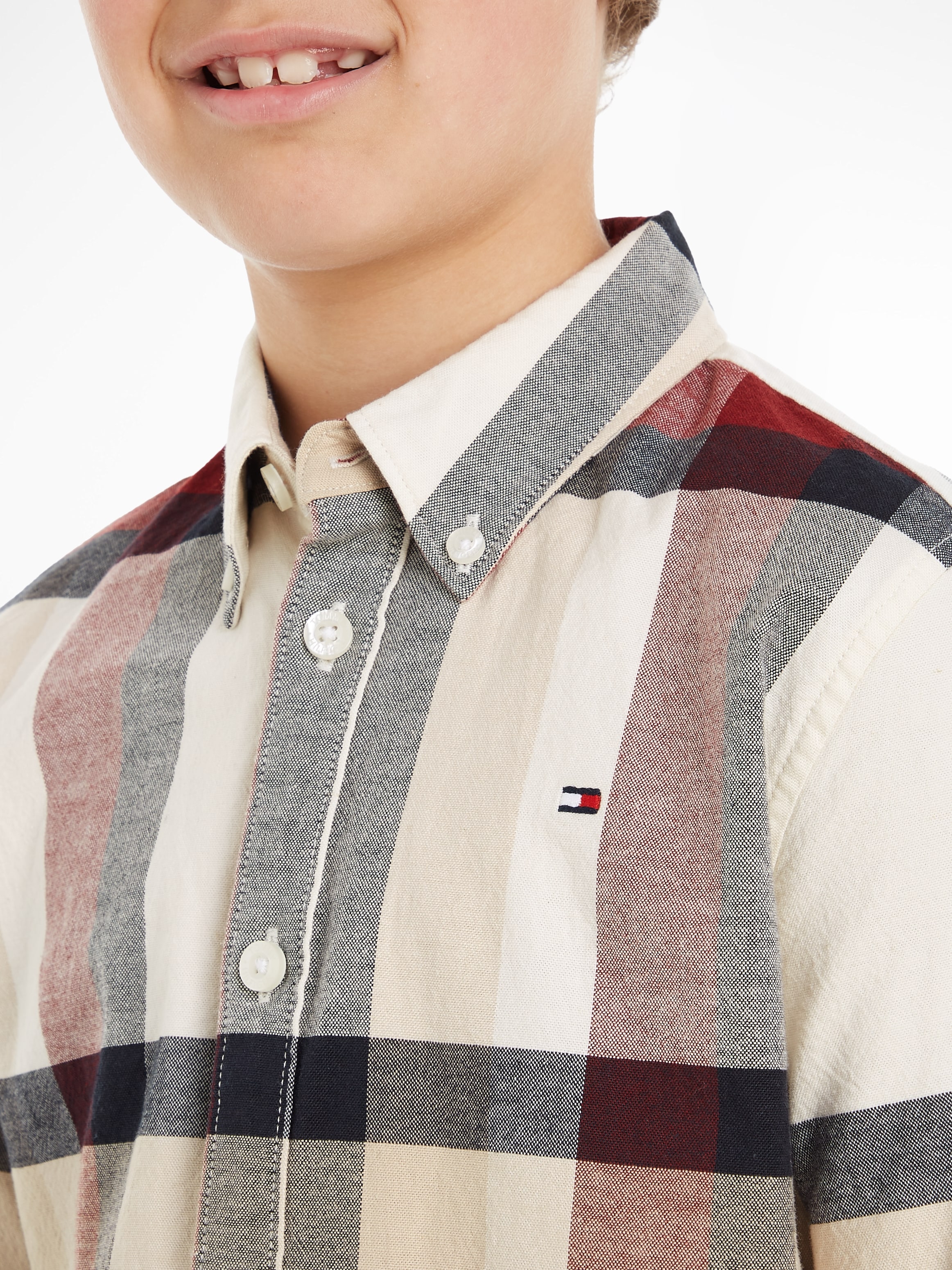 Tommy Hilfiger Langarmhemd »GLOBAL STRIPE CHECK SHIRT L/S«, im modischem  Karodessin online kaufen