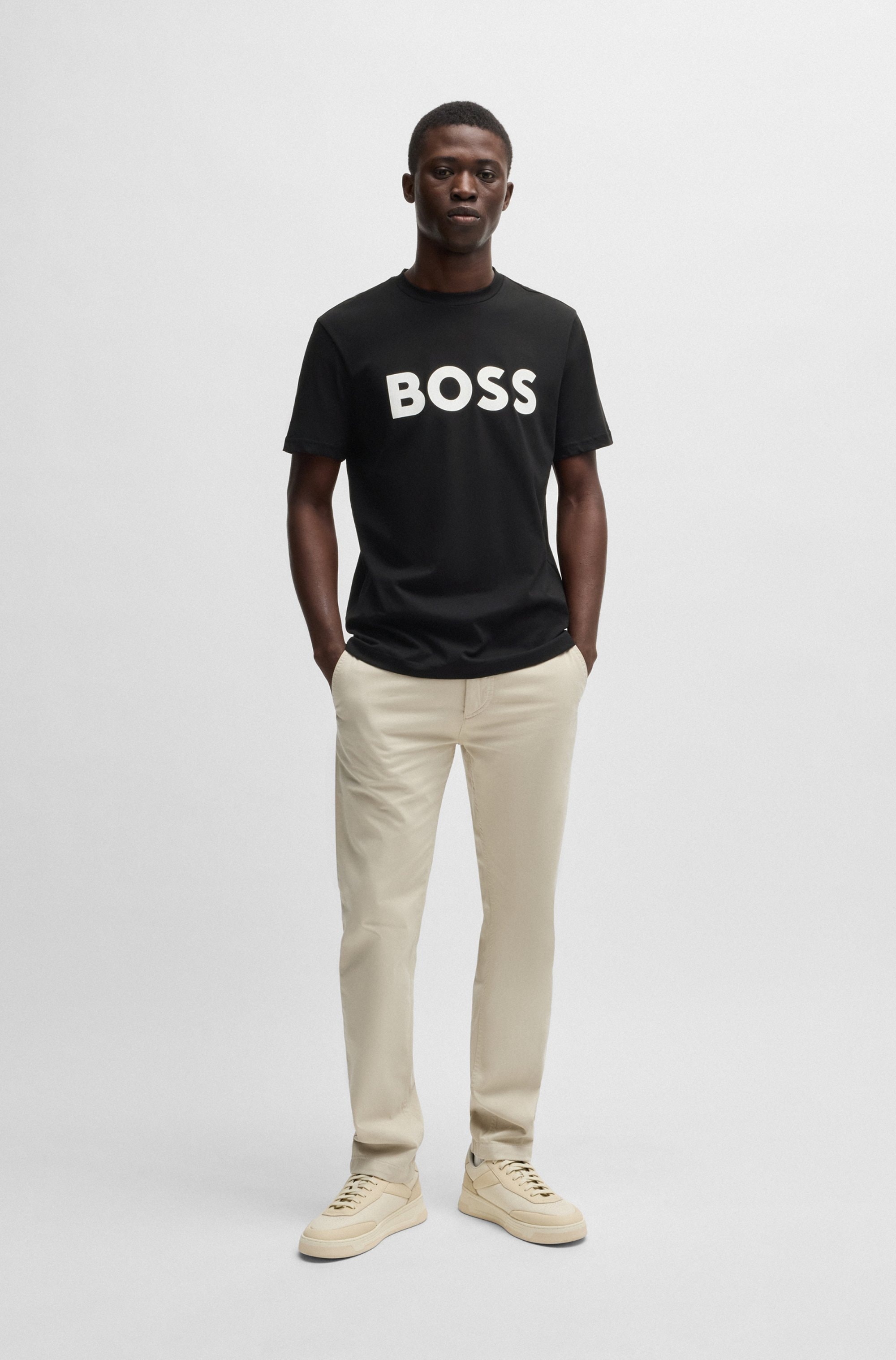BOSS ORANGE T-Shirt »Thinking«, (1 tlg.), mit Logodruck