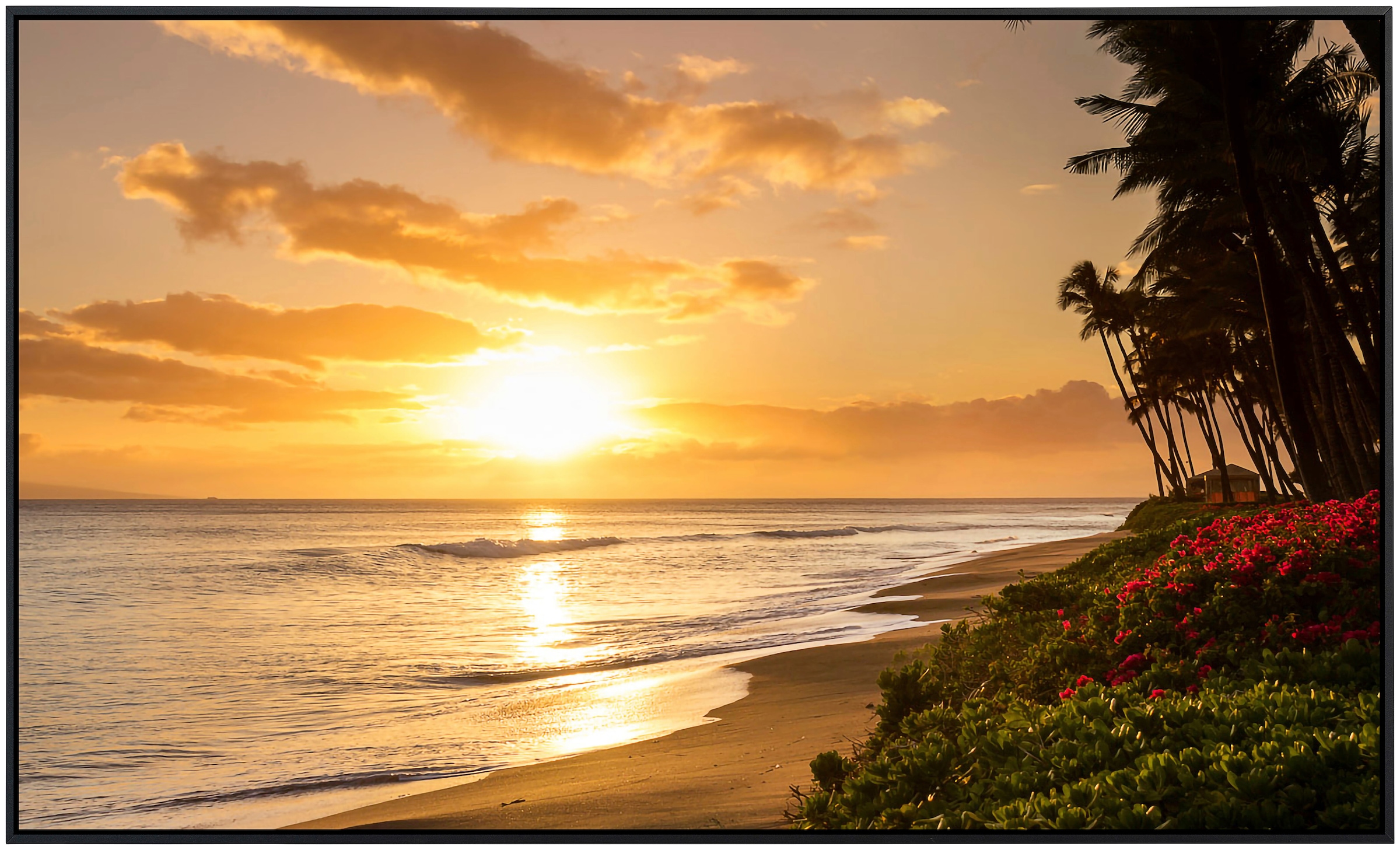 Papermoon Infrarotheizung »Tropischer Sonnenuntergang Kaanapali Beach«, seh günstig online kaufen
