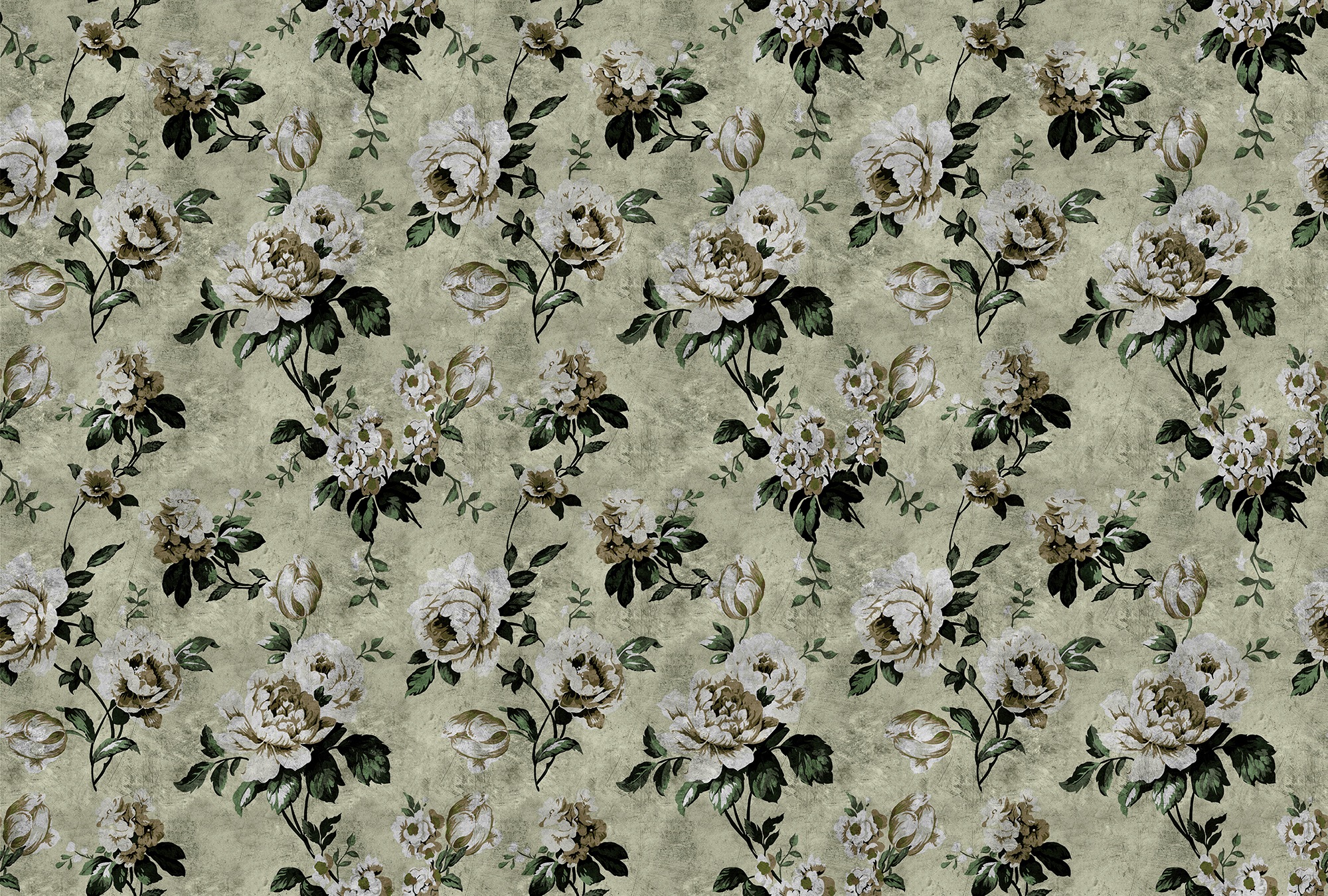 living walls Fototapete »Walls by Patel Wild Roses 1« glatt Vlies, Wand, Sc günstig online kaufen
