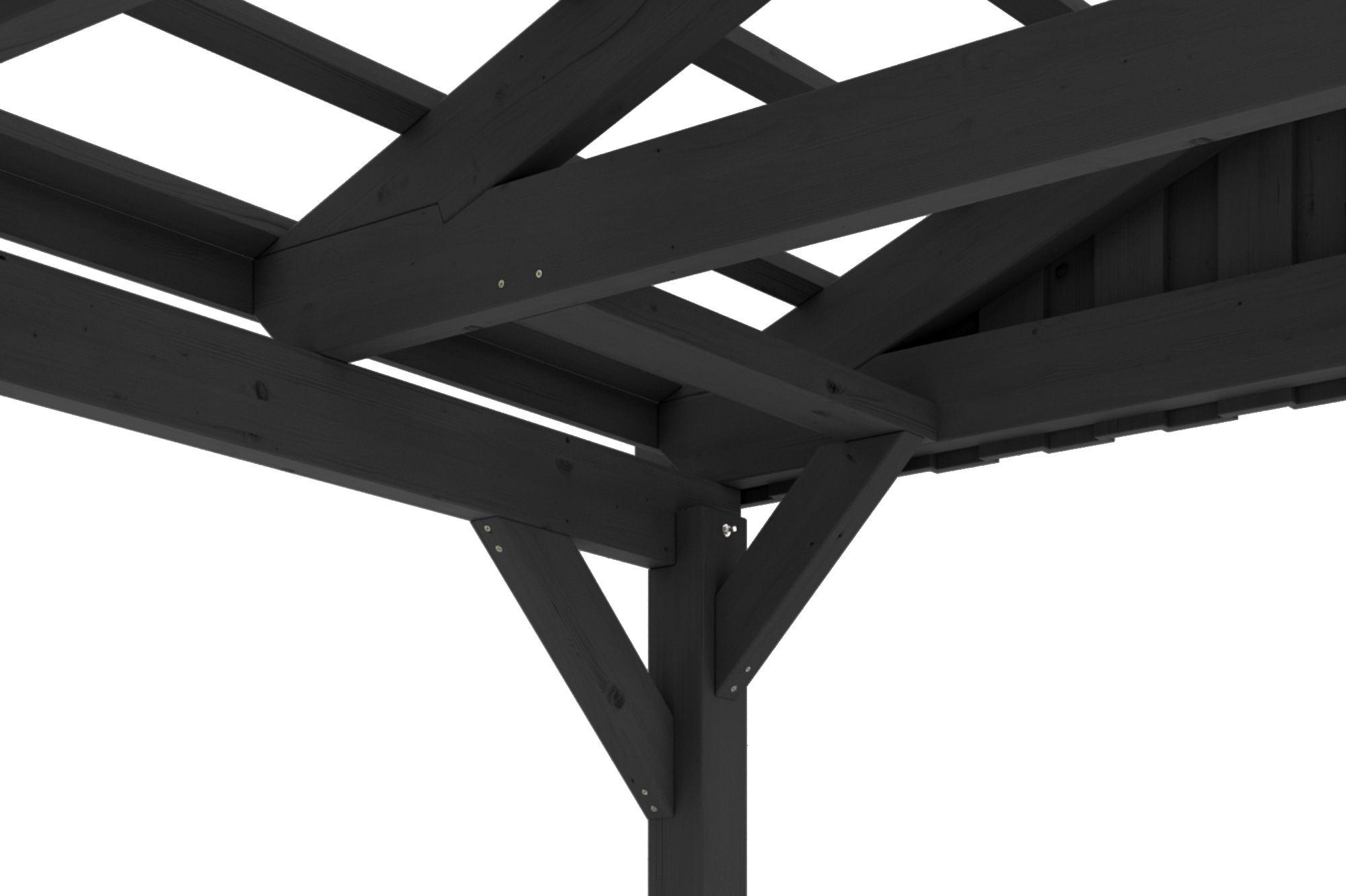 Skanholz Einzelcarport »Fichtelberg«, Holz, 273 cm, Anthrazit