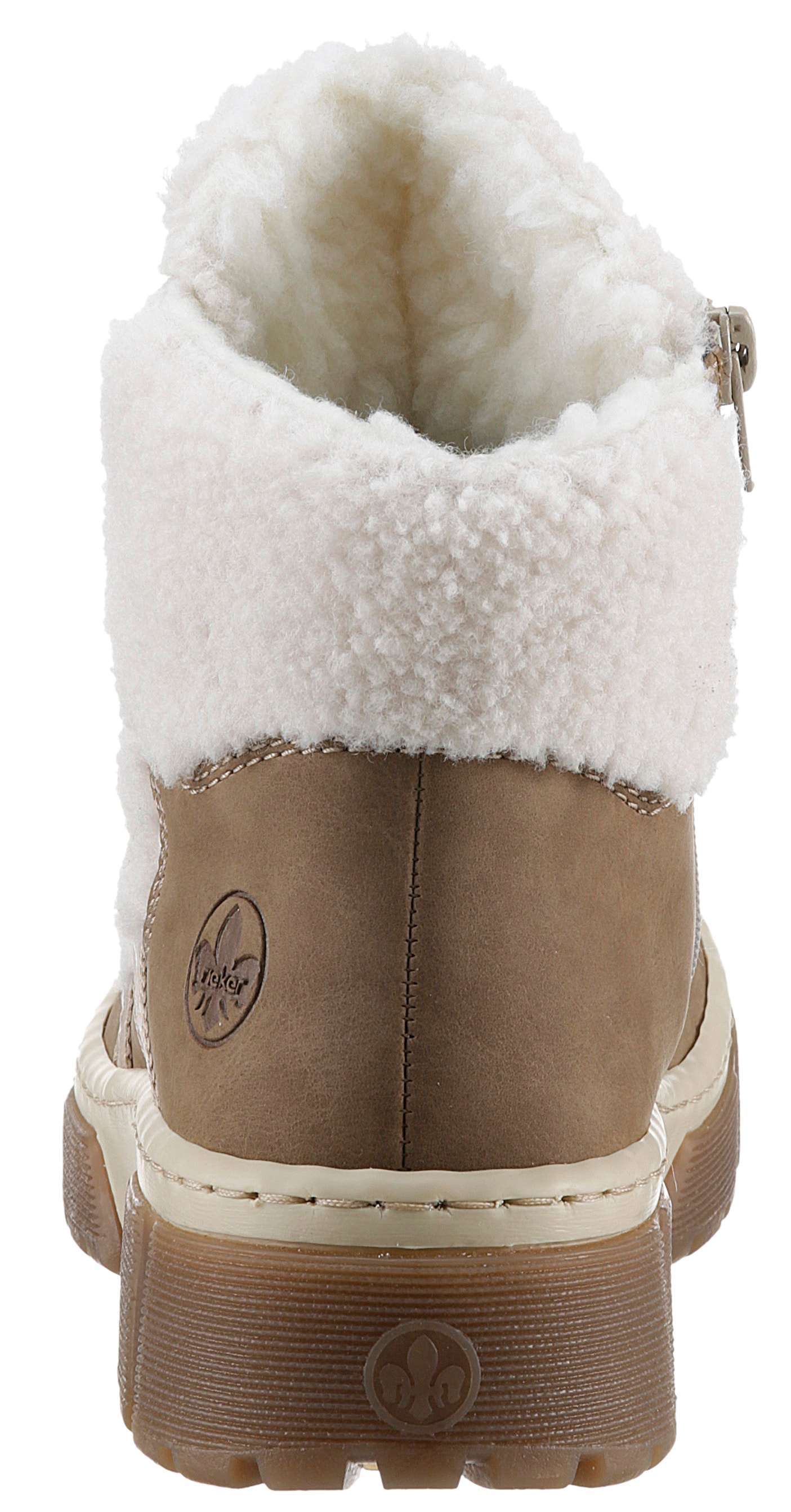 Rieker Winterboots, Schnürboots, Snowboots, Profilsohle, mit Innenreißverschluss