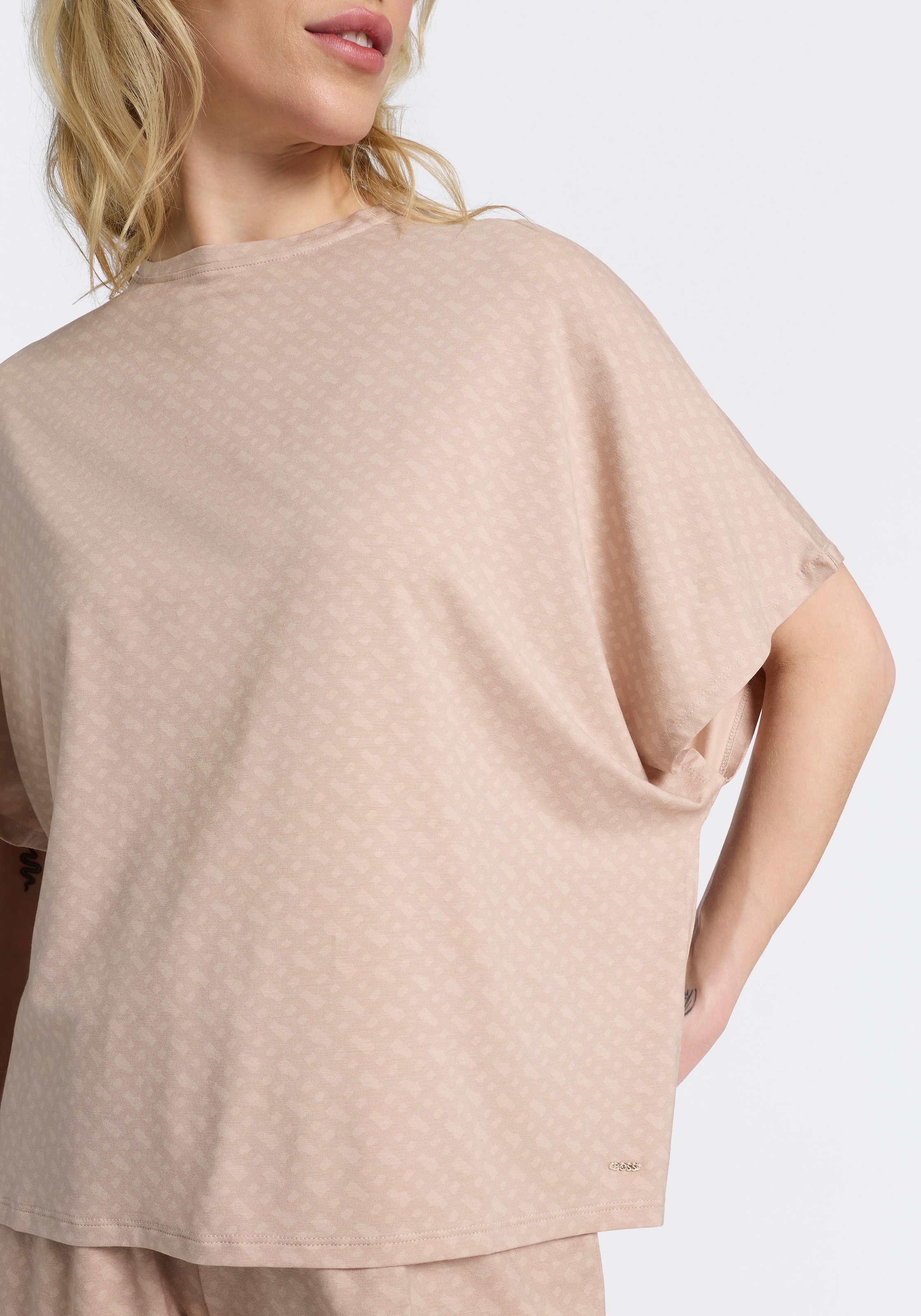 BOSS T-Shirt »B Logo« lockere Passform