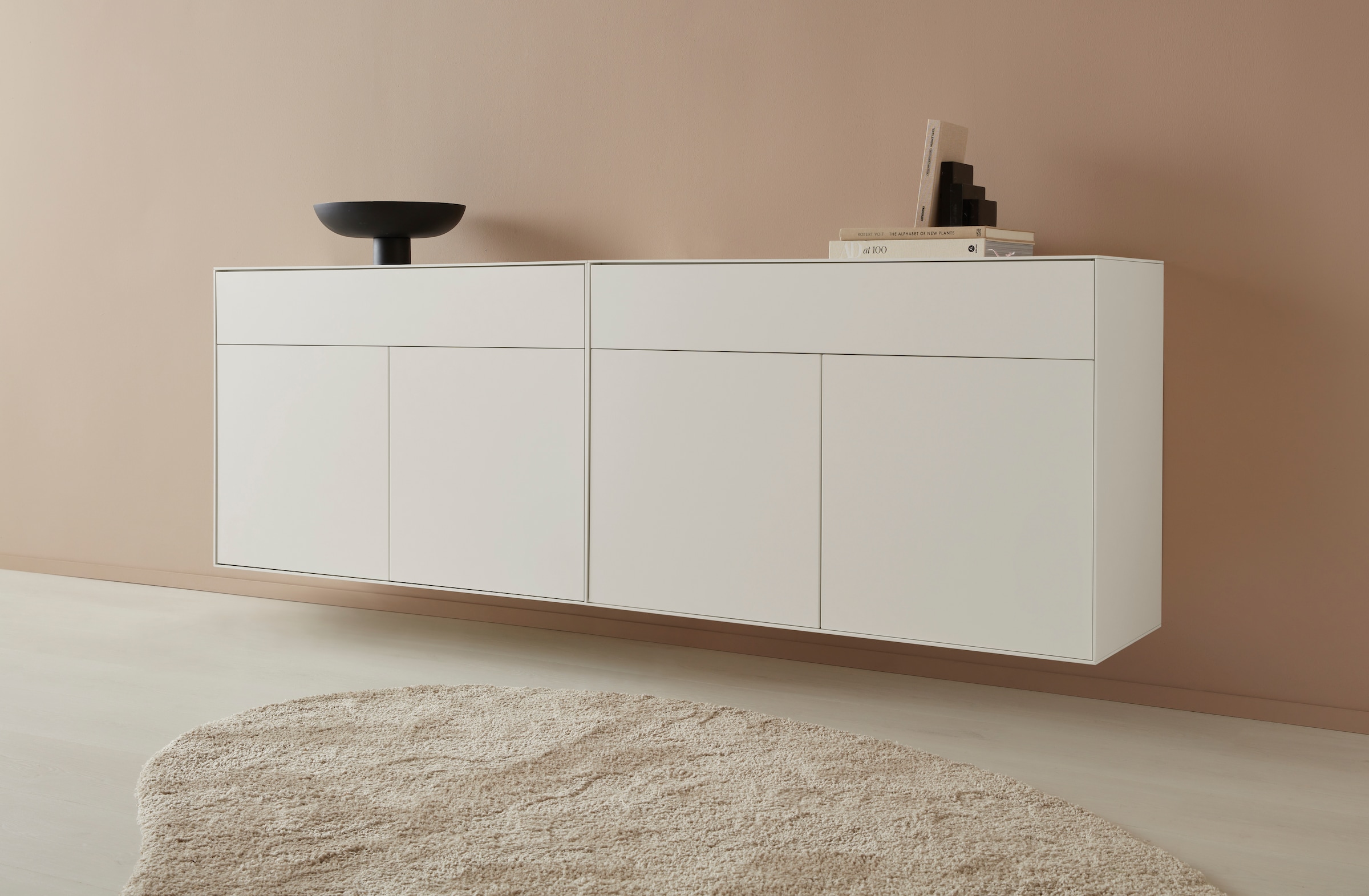 LeGer Home by Lena Gercke Sideboard »Essentials«, Breite: 112cm, MDF lackiert, Push-to-open-Funktion