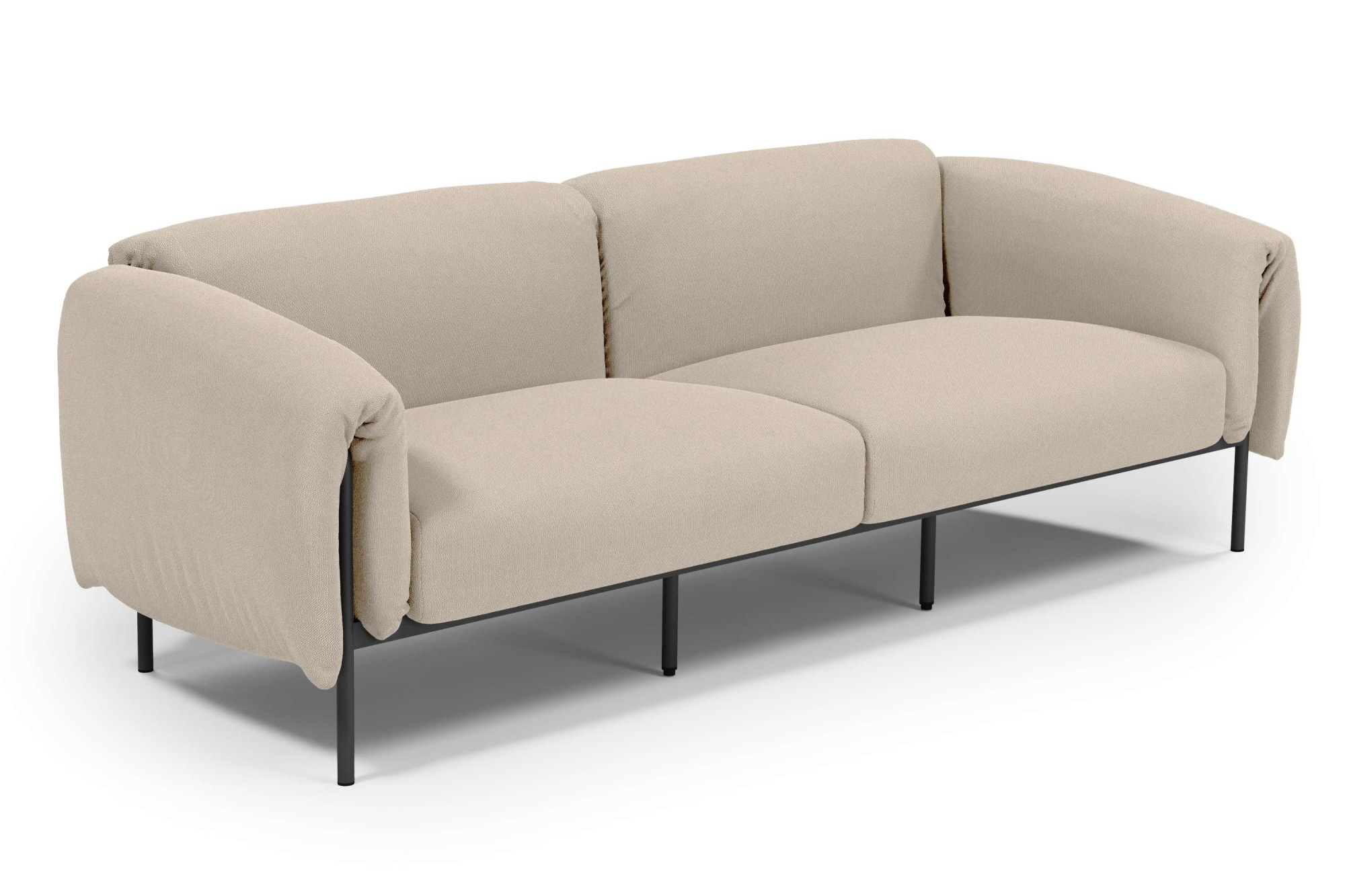 andas 3-Sitzer »Lumi«, Outdoor Gartensofa, wetterfeste Materialien, Breite 228 cm