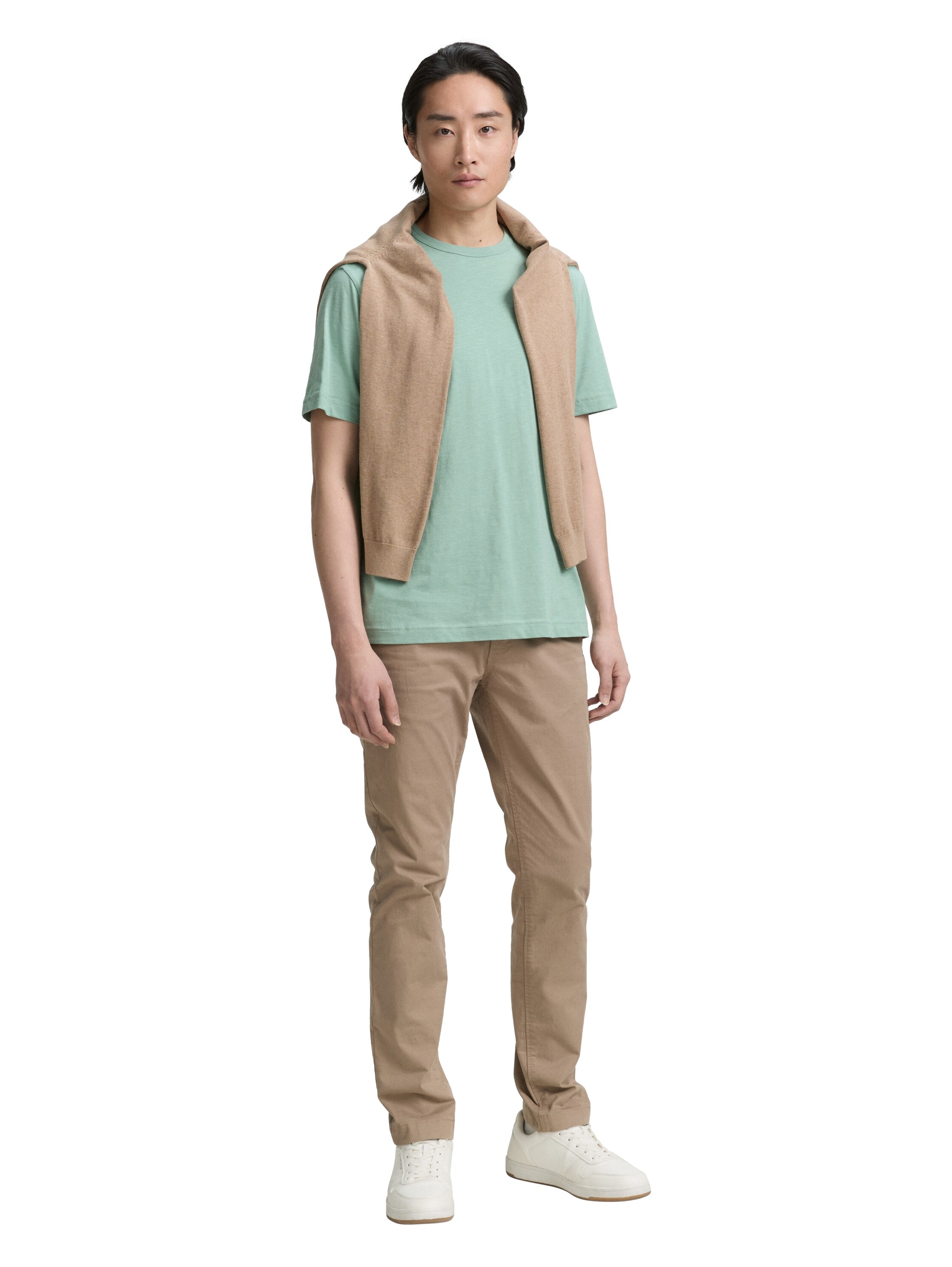 TOM TAILOR T-Shirt mit Logo Stickerei