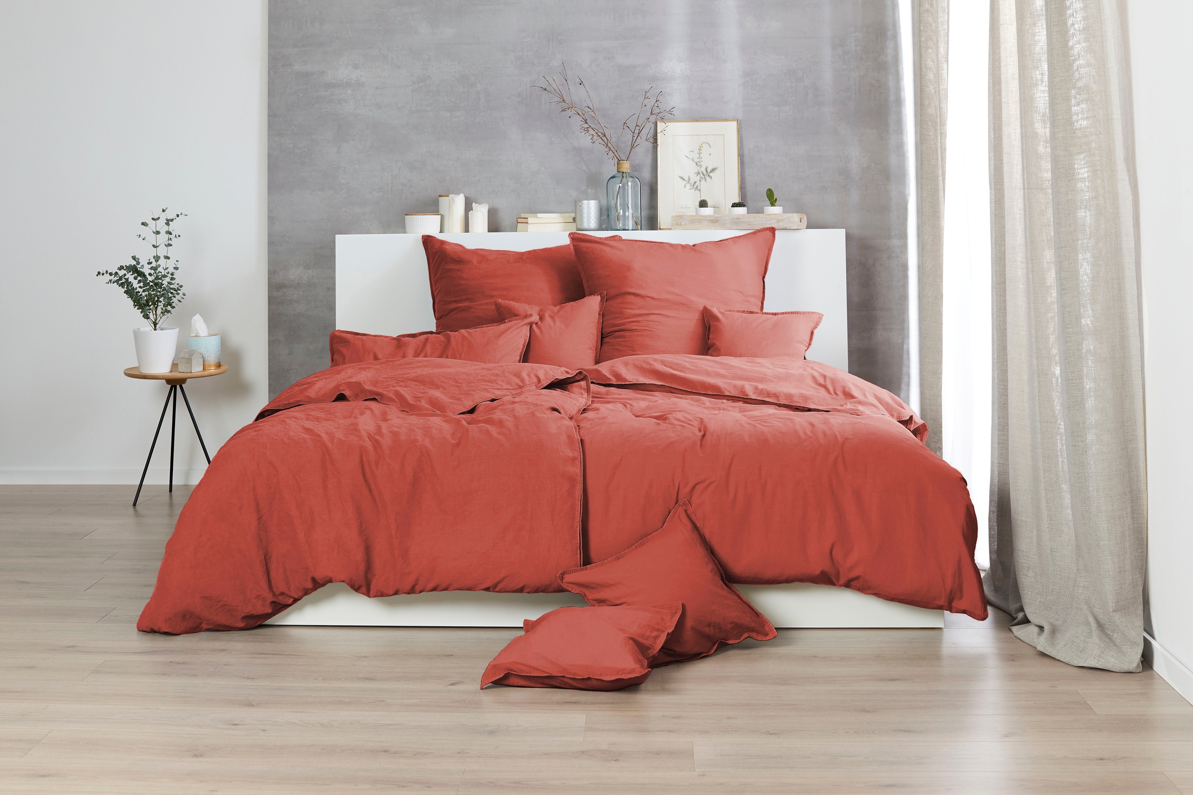 Primera Kissenbezüge »Kissenbezüge »Stone Washed«, Primera (2 Stück)«, (2 S günstig online kaufen