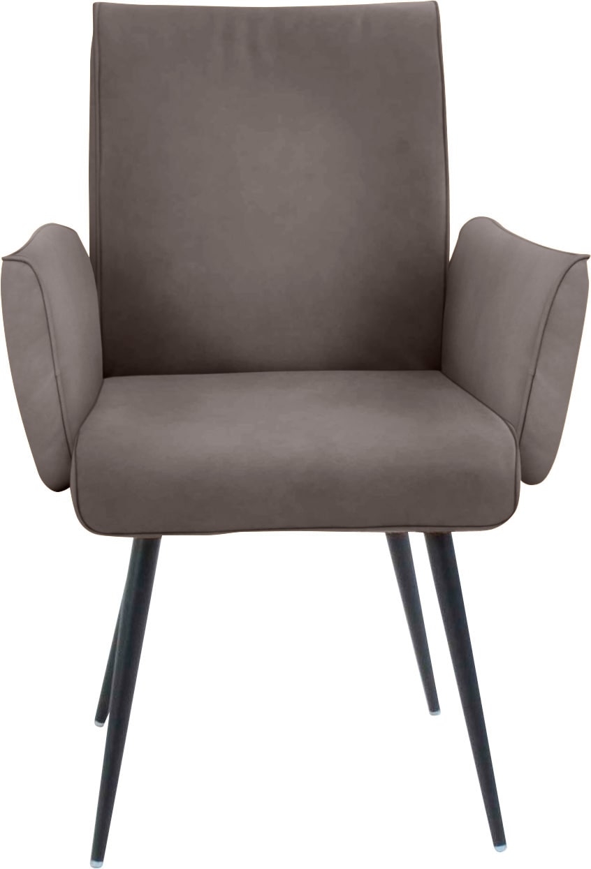 K+W Komfort & Wohnen Armlehnstuhl »Giacomo I« () 1 Stk.4- Fuß-Armlehnenstuh günstig online kaufen