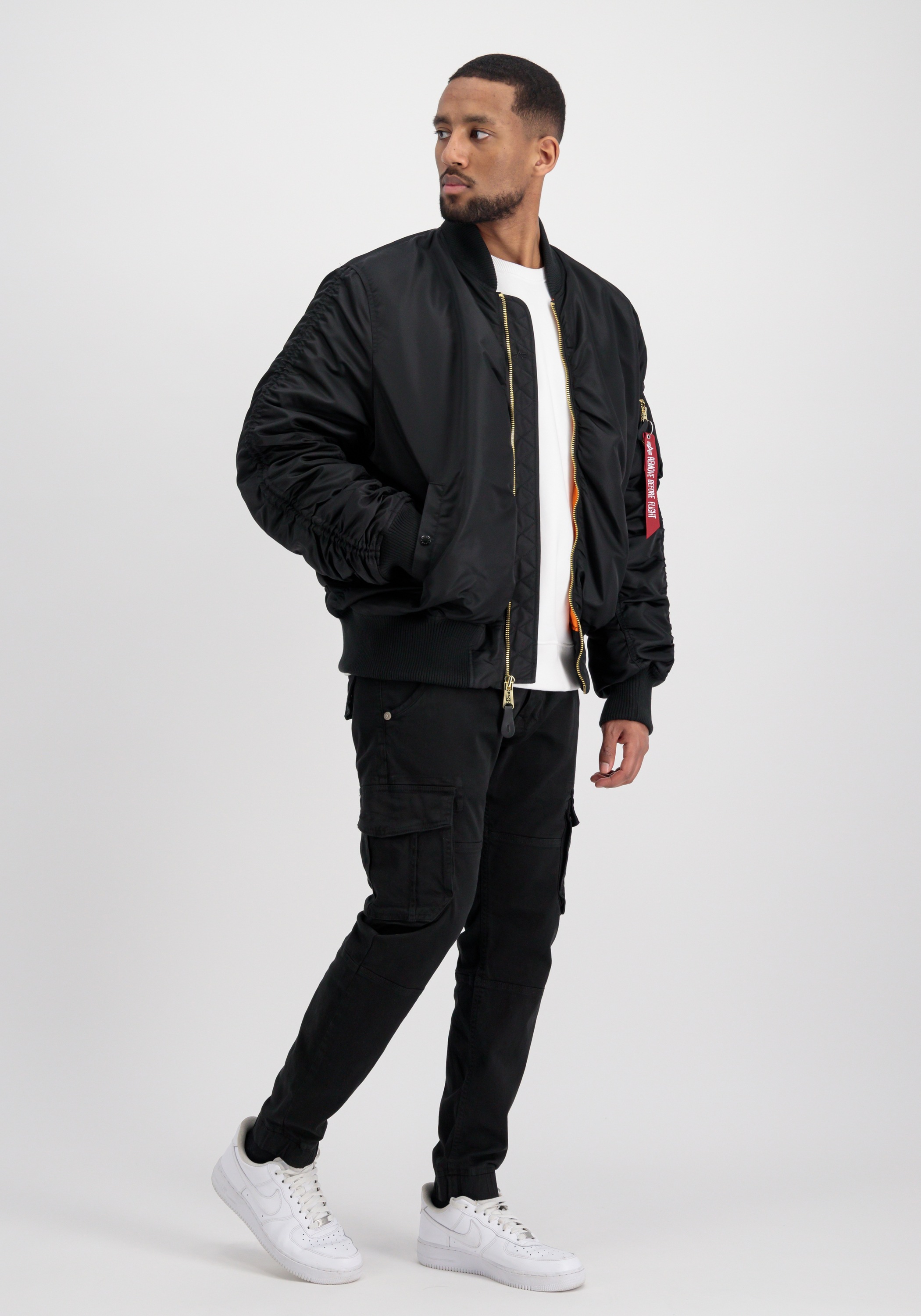 Alpha Industries Bomberjacke »Alpha Industries Men - Bomber Jackets MA-1 OS Puckered«