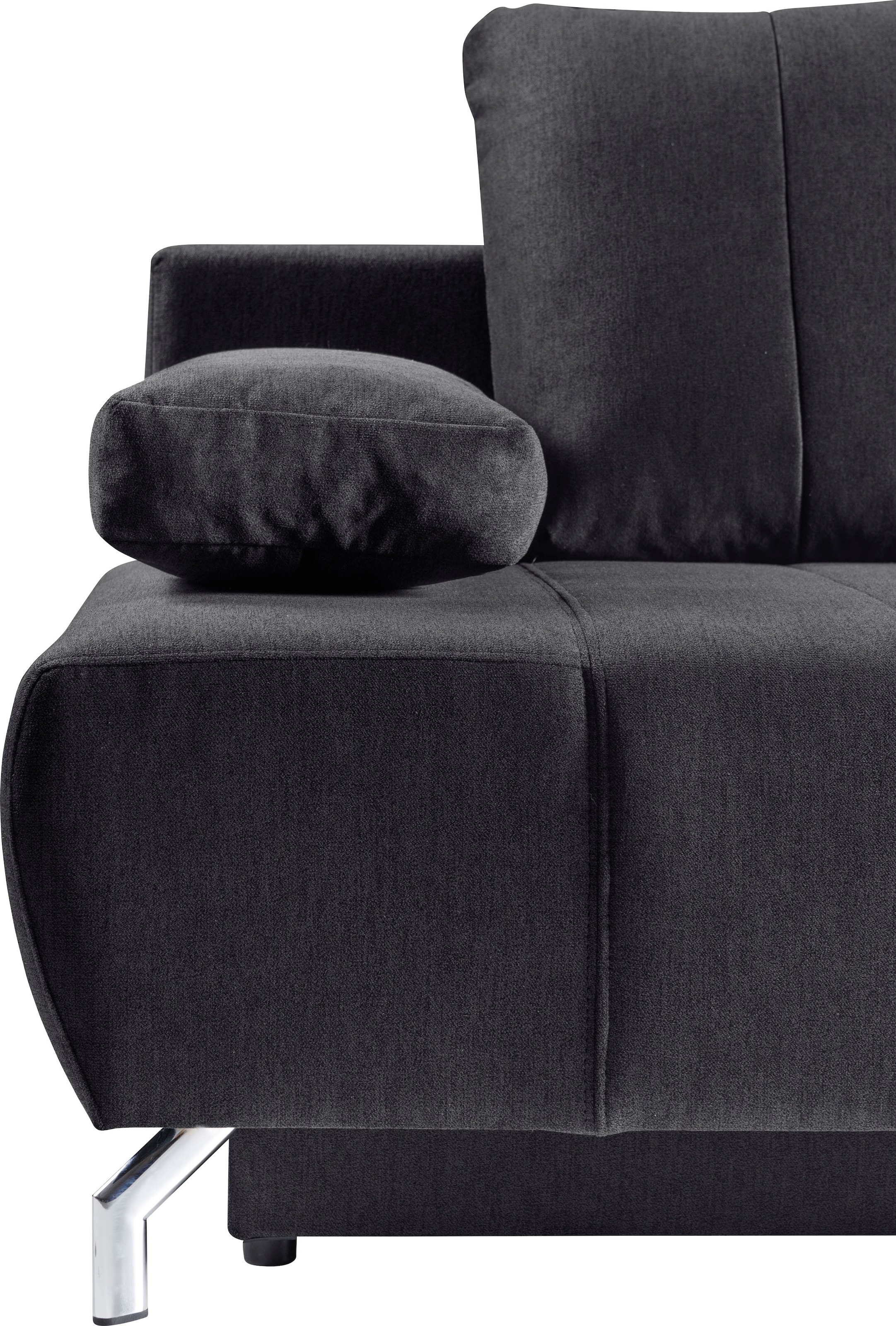 WERK2 Schlafsofa »Troya«, 2-Sitzer Sofa und Schlafcouch mit Federkern & Bettkasten