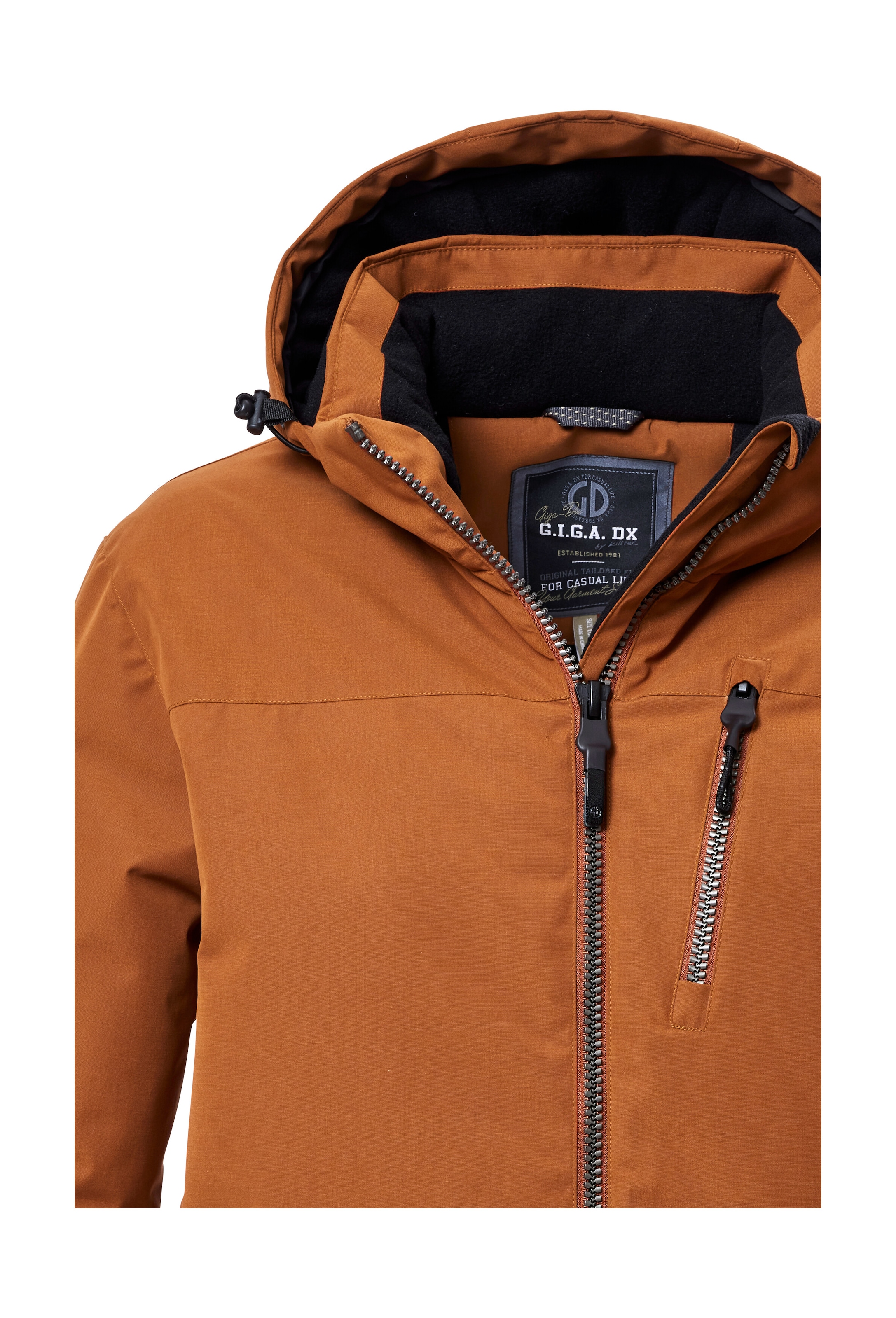 G.I.G.A. DX by killtec Funktionsjacke »GW 64 MN JCKT«, Wasserfeste, atmungsaktive Winterjacke mit verstellbarer Kapuze