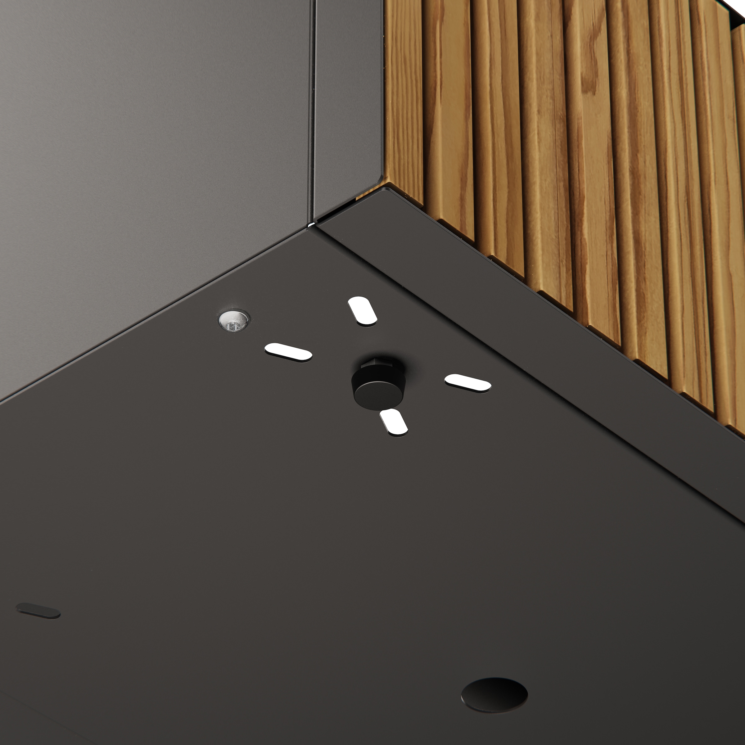 Herstera Garden Pflanzkübel »Deco Planter Xic Wood M« BxTxH: 100x40x25 cm