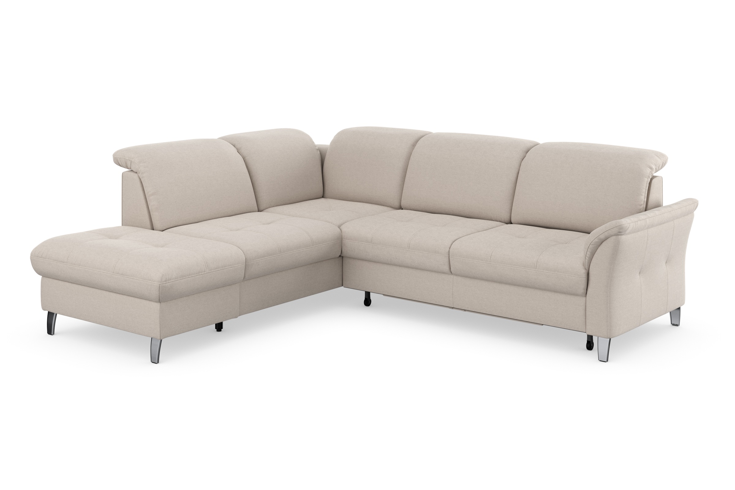 sit&more Ecksofa »Maggiore L-Form«, wahlweise mit Kopfteilverstellung, Bettfunktion und Stauraum