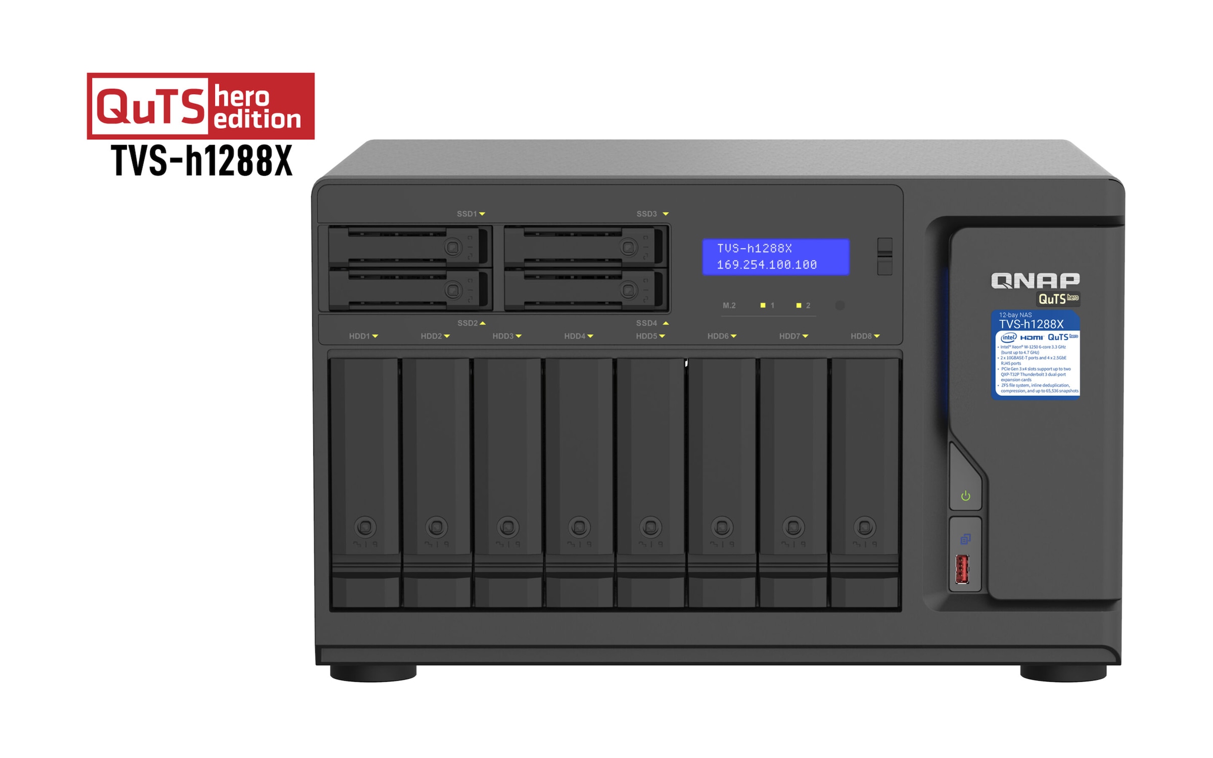 QNAP NAS-Server »TVS-h1288X«
