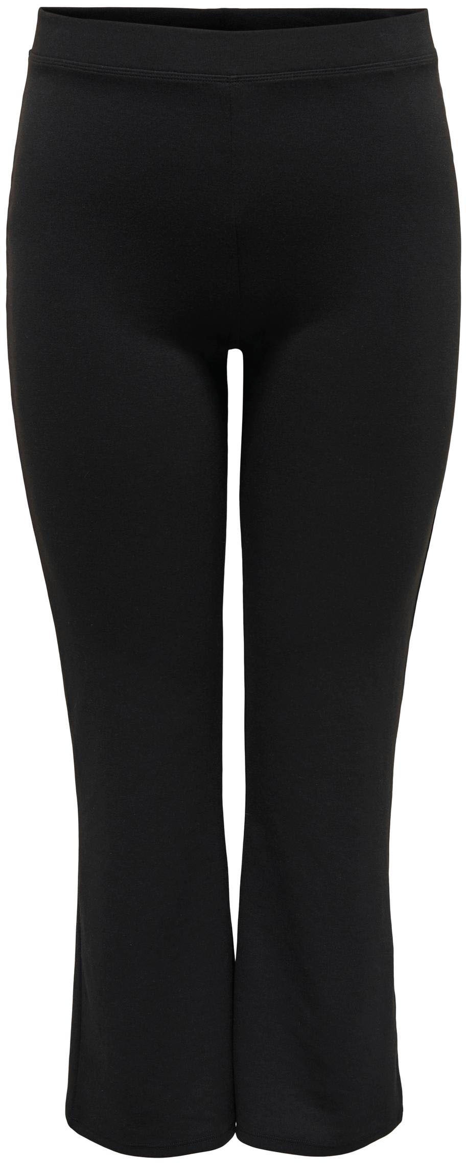 ONLY CARMAKOMA Jerseyhose »CARPEVER FLARED PANTS JRS NP«