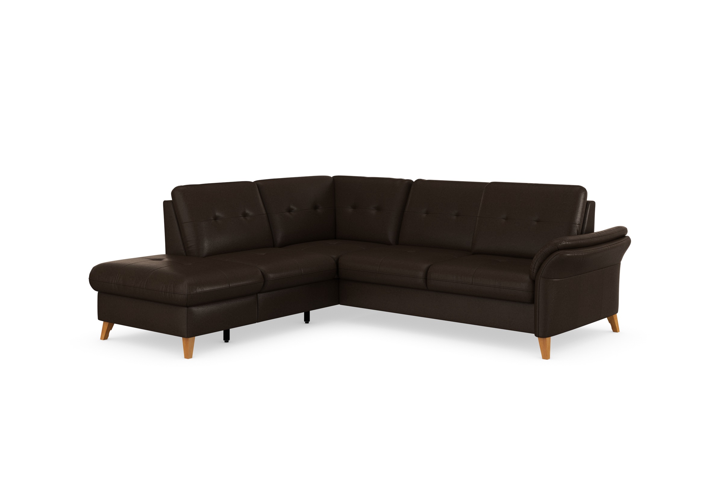 sit&more Ecksofa »Göteborg«, inkl. Sitztiefenverstellung, wahlweise mit Bettfunktion & Bettkasten