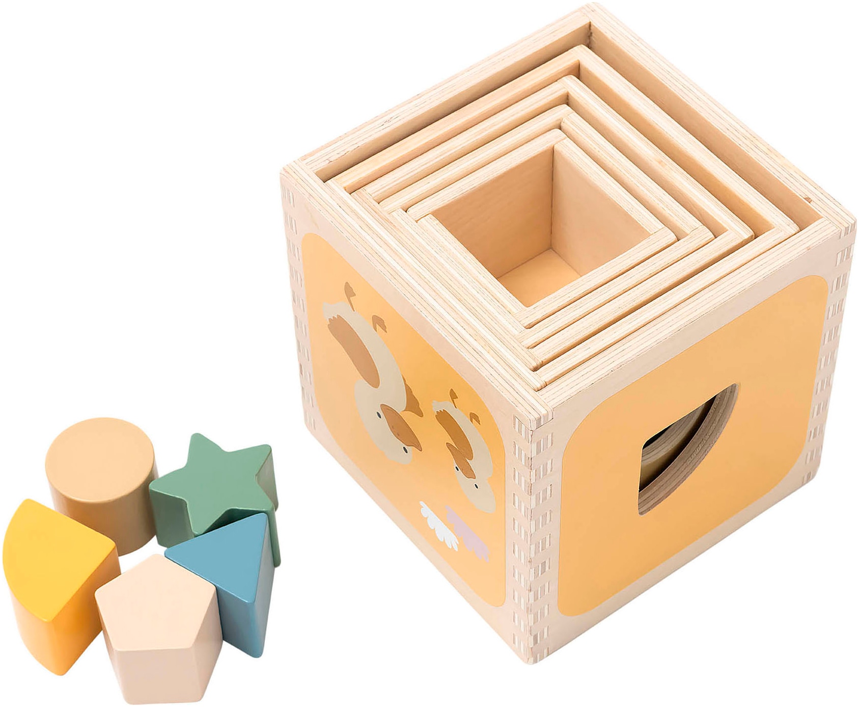 Sterntaler® Stapelspielzeug »Steck- & Stapelspiel« FSC® - schützt Wald