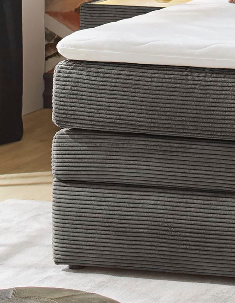 Jockenhöfer Gruppe Boxspringbett Amy, mit Bettkasten und Kaltschaum-Topper