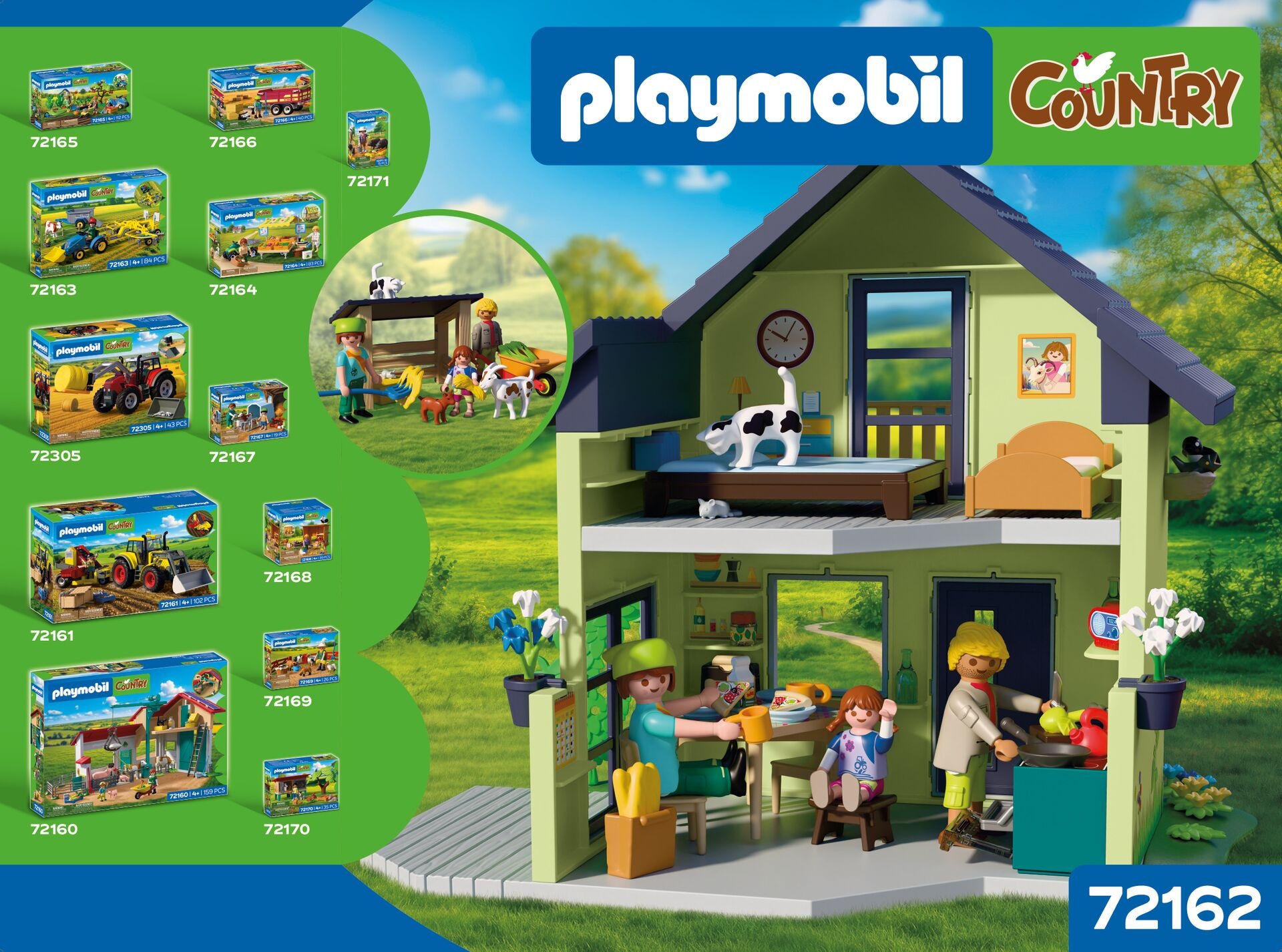 Playmobil® Konstruktions-Spielset »Bauernhaus (72162), Country« Made in Europe