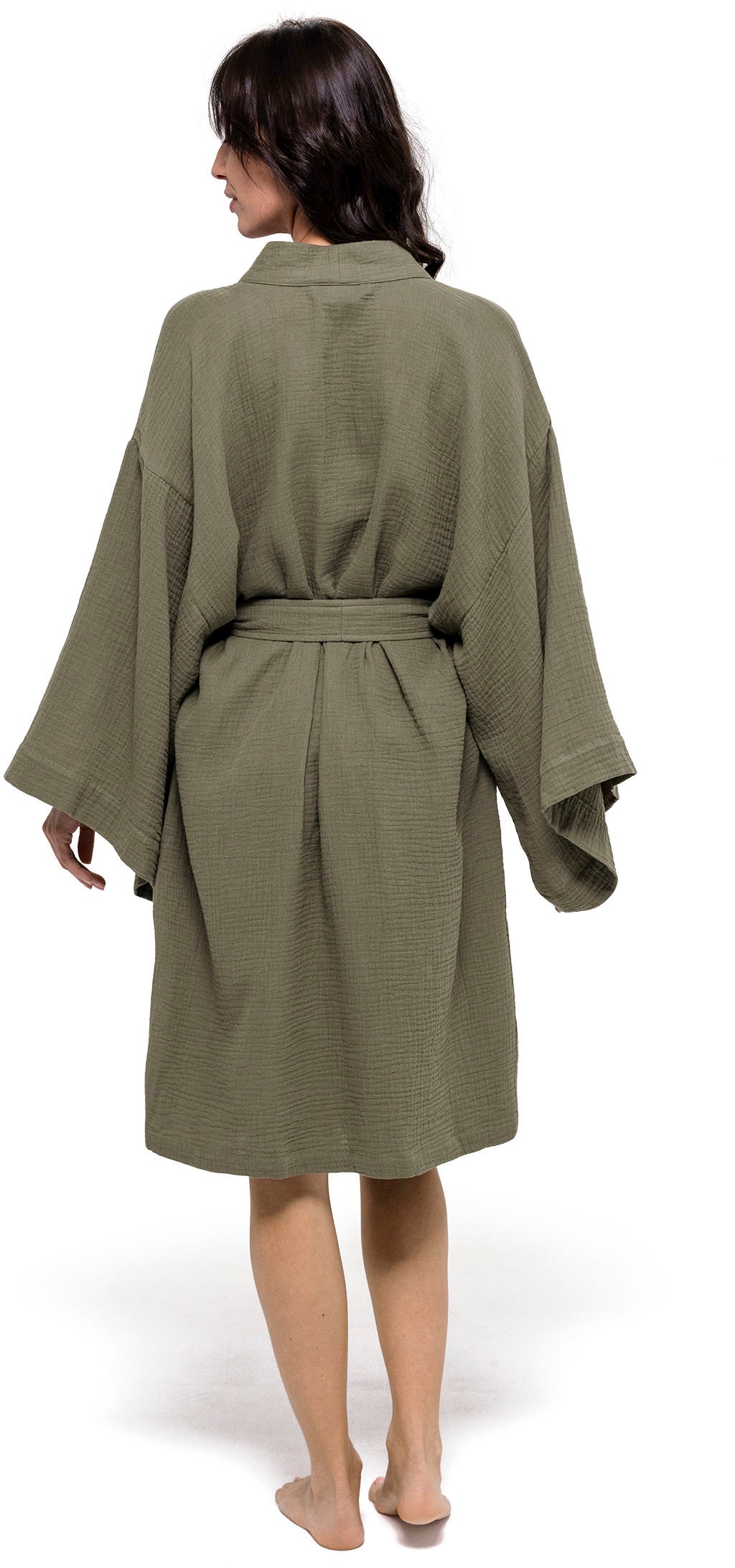Möve Kimono »ideal für Sauna & Spa, Hotelbademantel, Morgenmantel«, (1 St.)