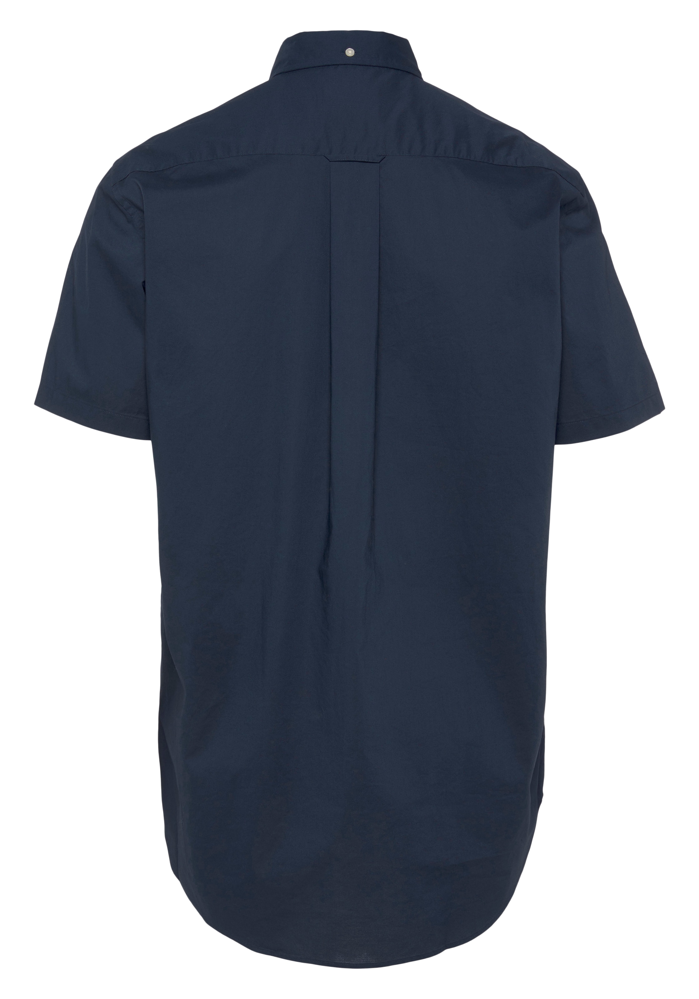 Gant Kurzarmhemd »Regular Fit Popeline Hemd leicht strapazierfähig pflegeleicht« mit einer kleinen Logostickerei auf der Brusttasche