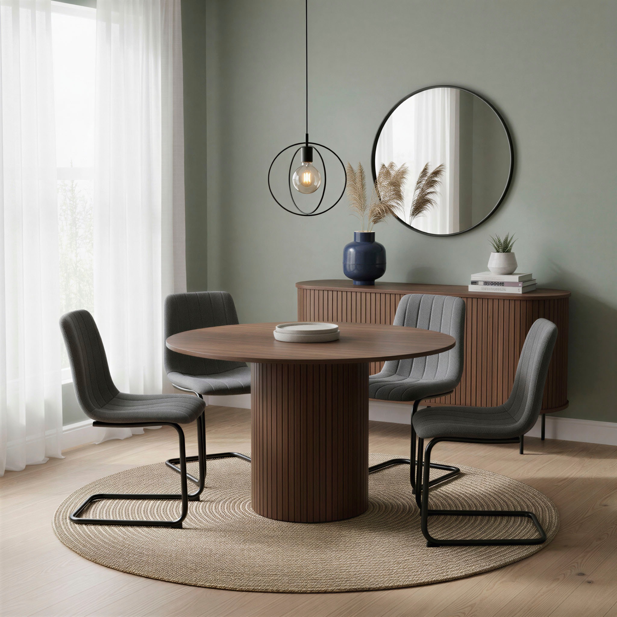 Möbilia Sideboard 2 Schiebetüren