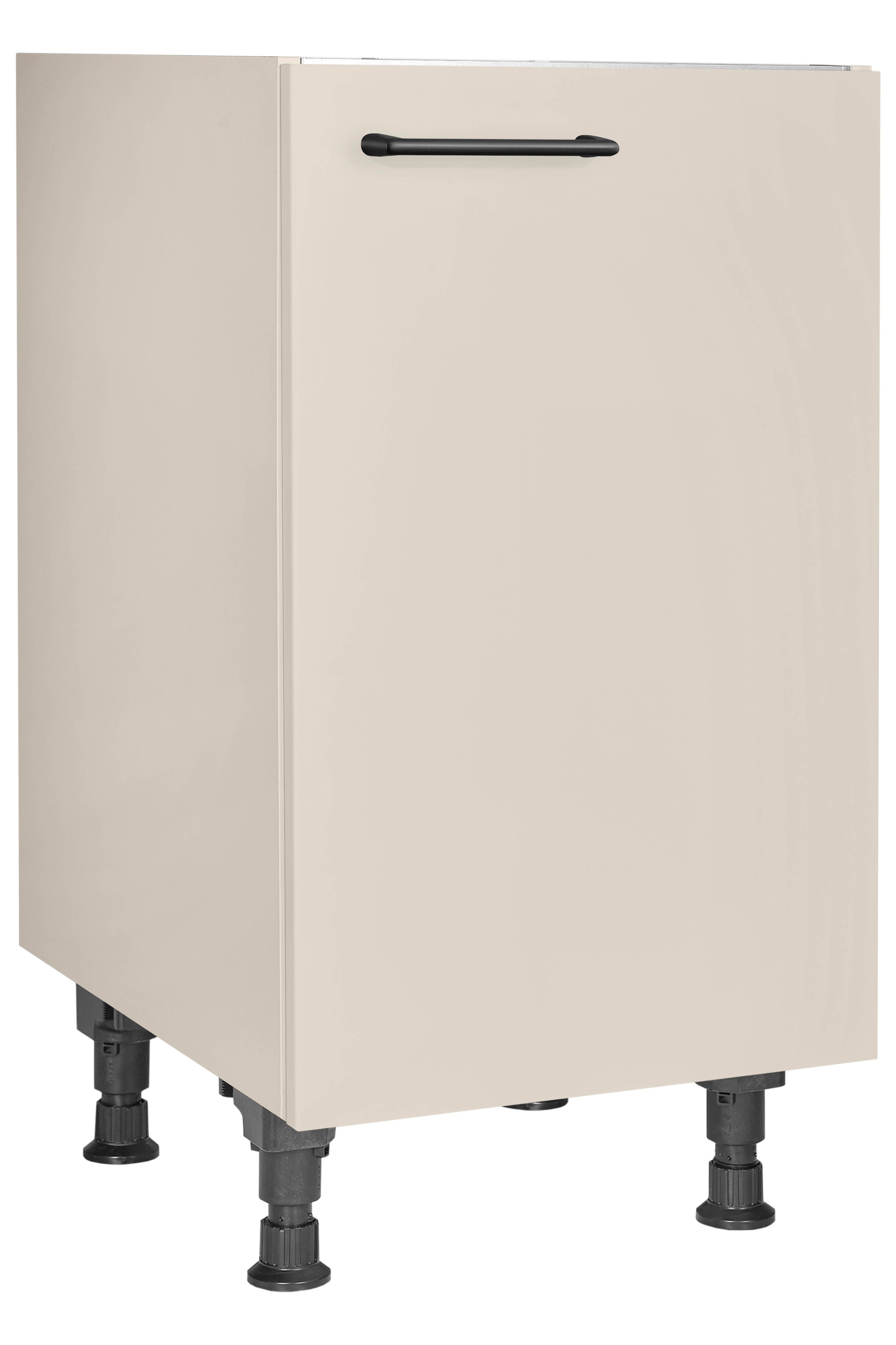 nobilia® Spülenschrank »"MIAMI", Ausrichtung wählbar, vormontiert, in den Breiten« 45 und 60 cm, mit höhenverstellbaren Sockelfüßen